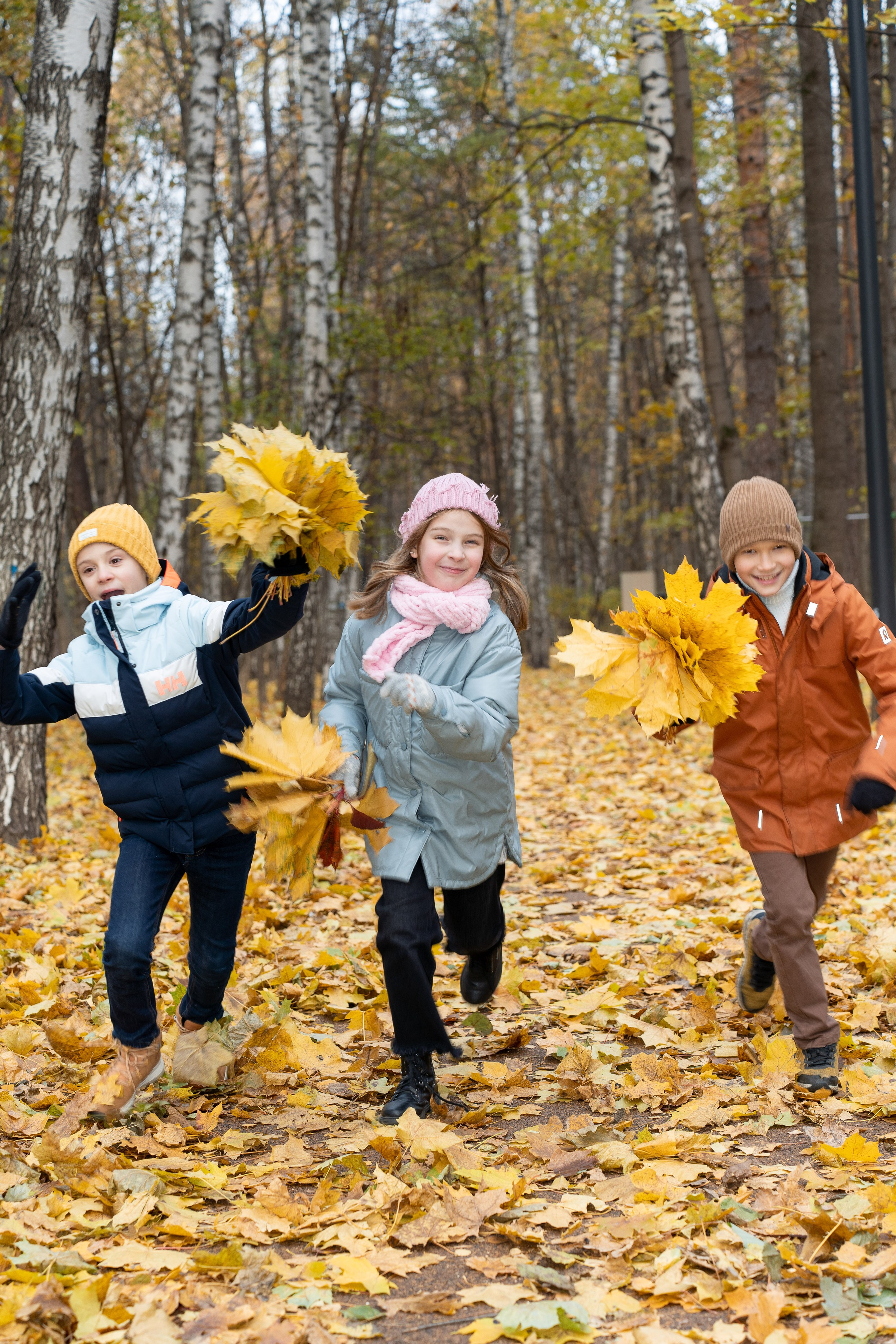 Съёмка класса в парке. Семейный и контент фотограф в Москве Алёна Сливка