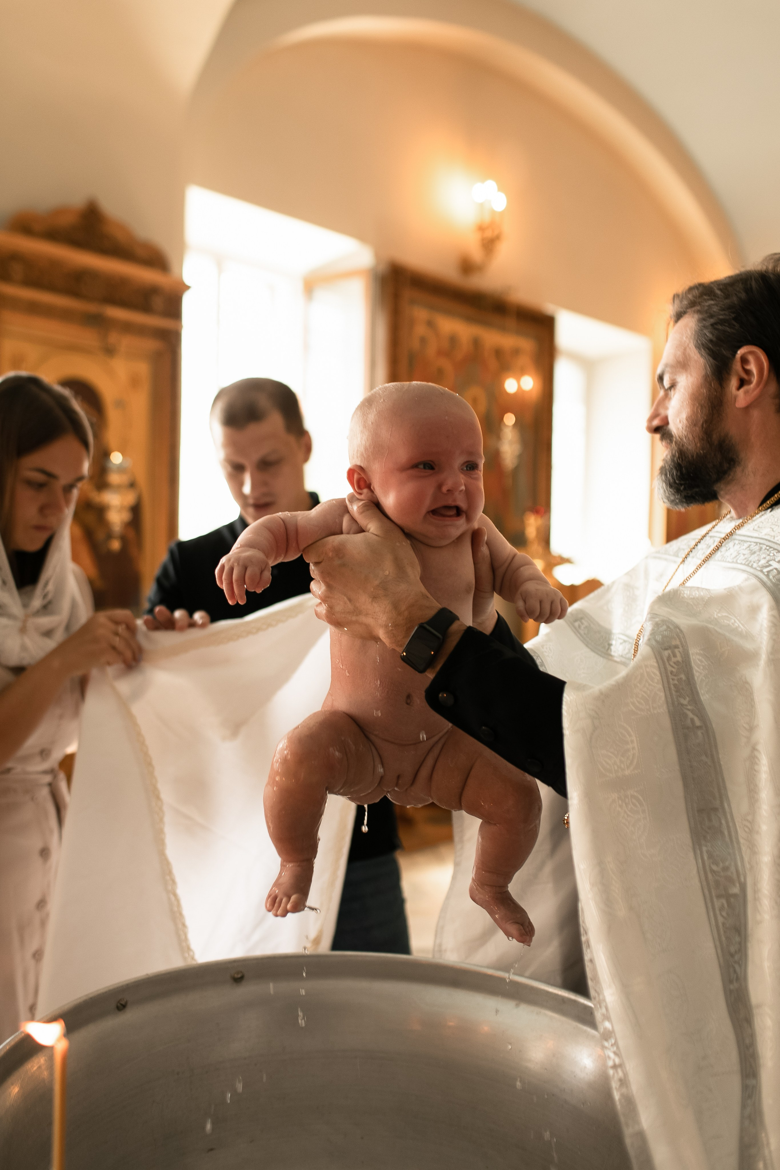 Крещение Анастасии. Свадебный и Семейный фотограф в Москве Александра Вайпер