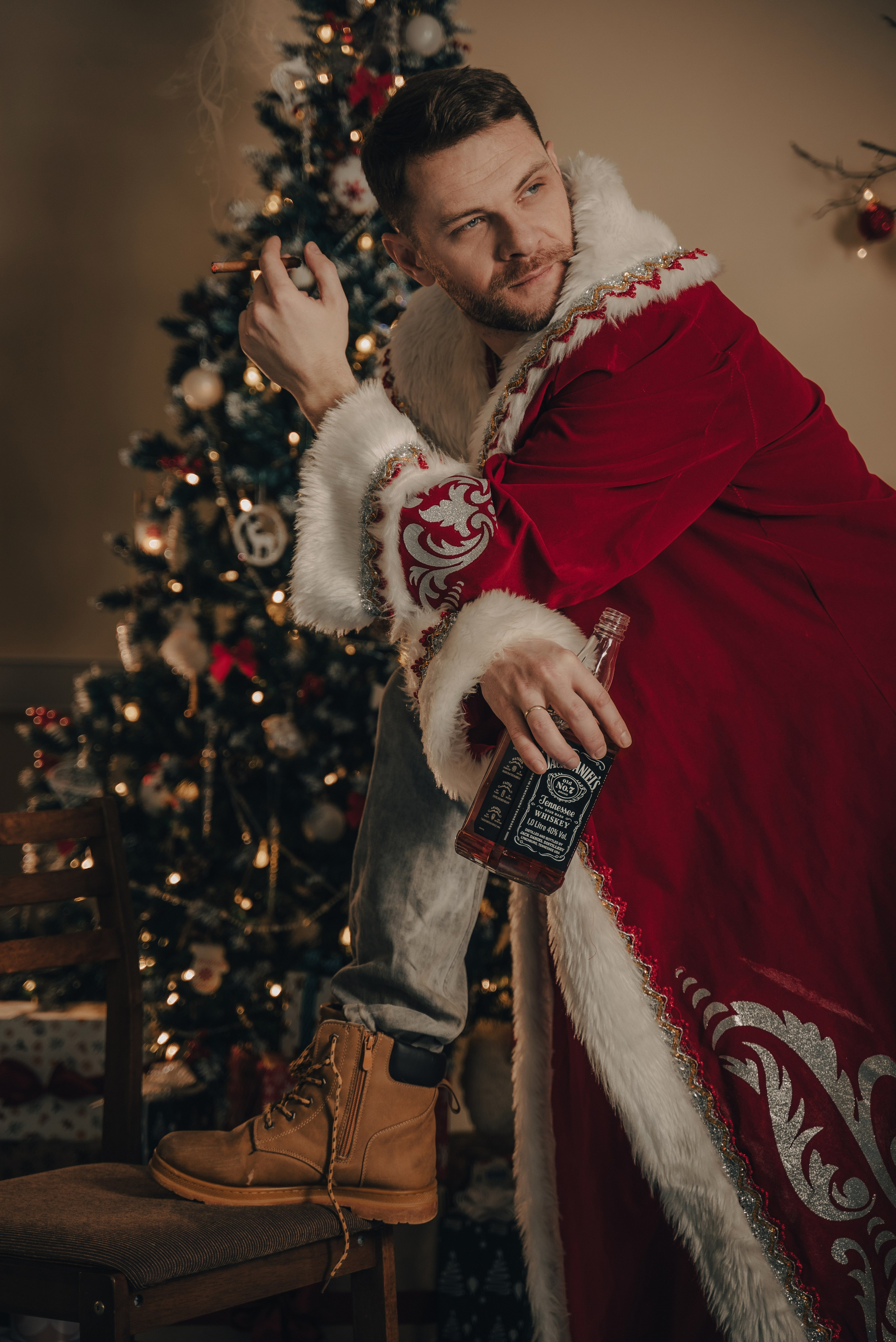 Плохой Санта. Фотограф Екатерина Шишкина. Питкяранта. Карелия