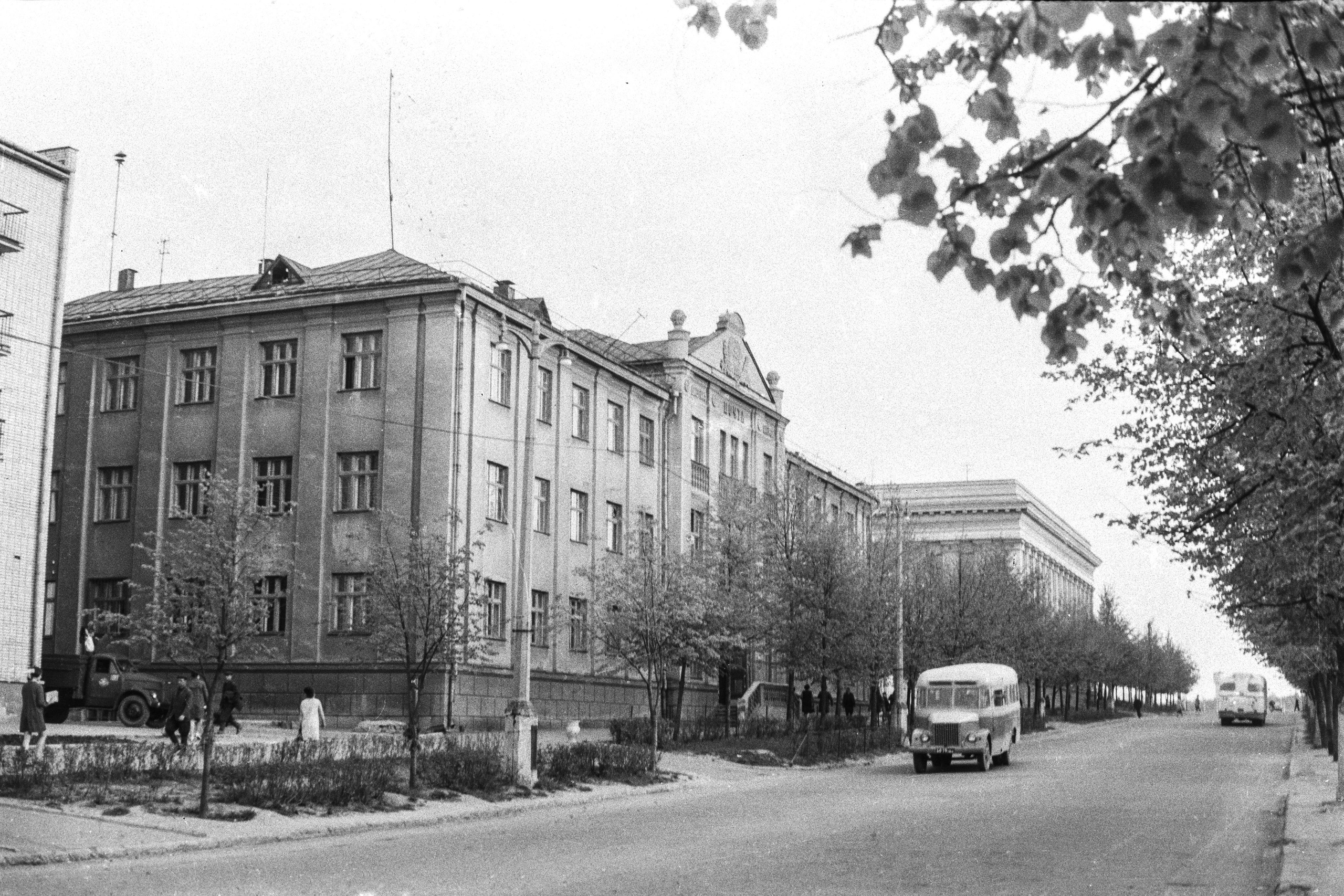 Ул. Притыцкого, здание почты.