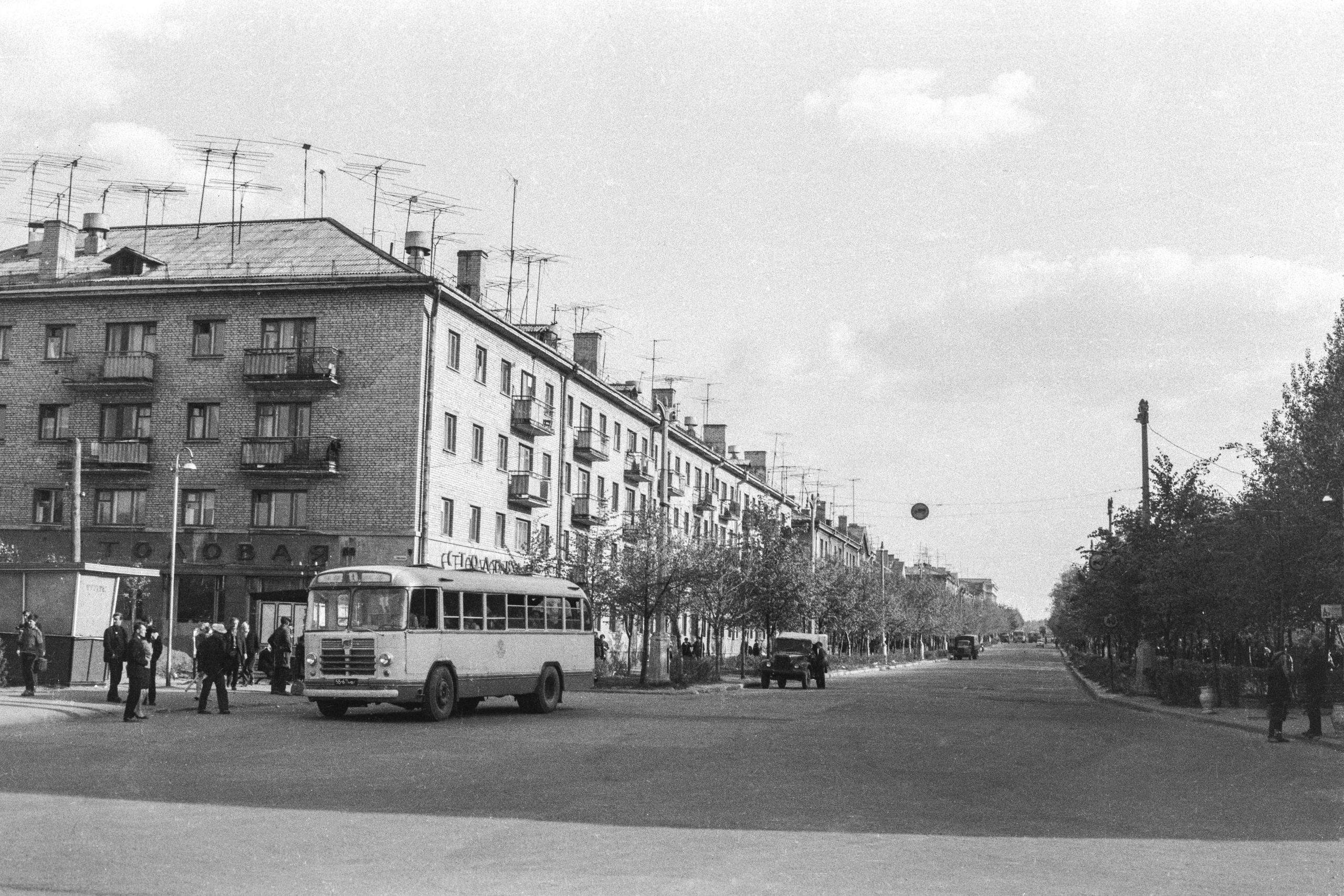 Ул. Притыцкого, вид от вокзала