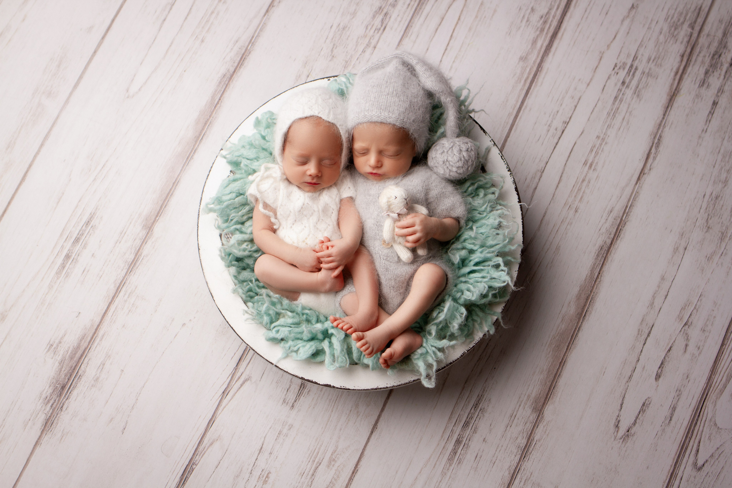 Двойня. Newborn фотограф в Москве — Фотофеи. Съемка новорожденных и детей до года