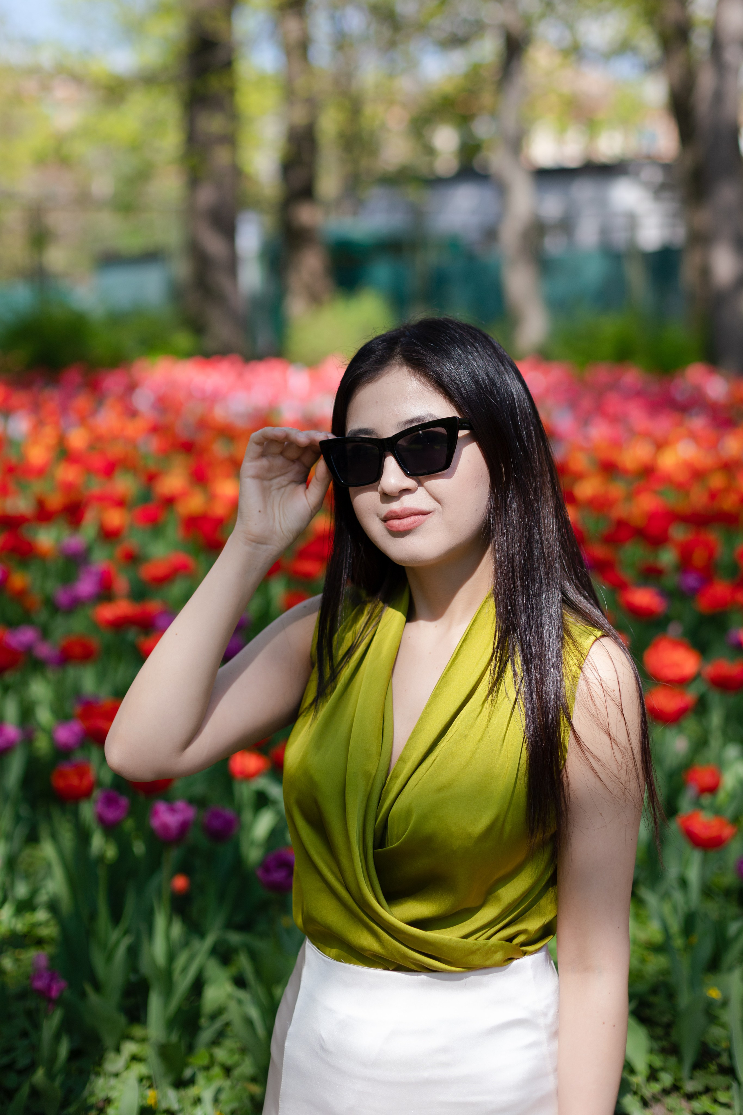 Фотосессия девушки в ЦПКО. Портретный фотограф в Санкт-Петербурге Надежда Капранова