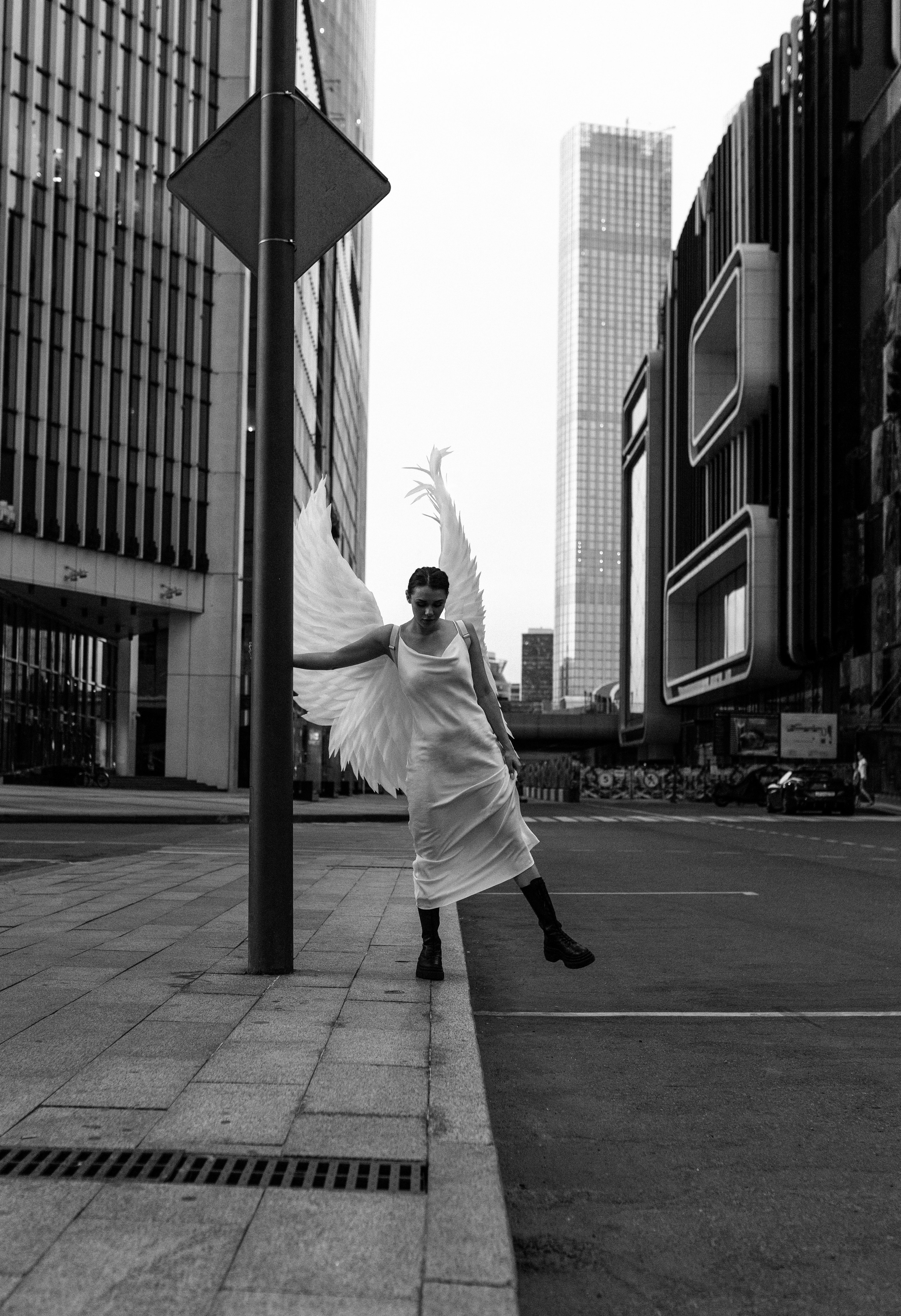 An angel in the city. Фотограф Анна Тюрина