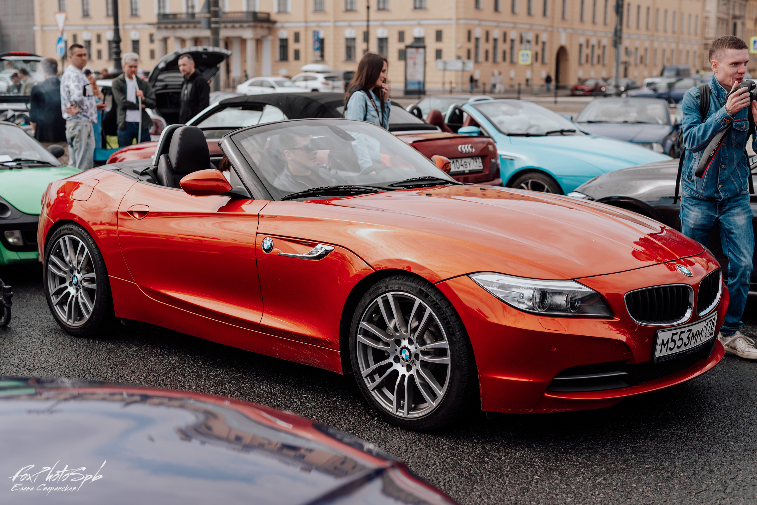 Открытие кабрио сезона 2022. Фотограф в Санкт-Петербурге и Ленинградской области