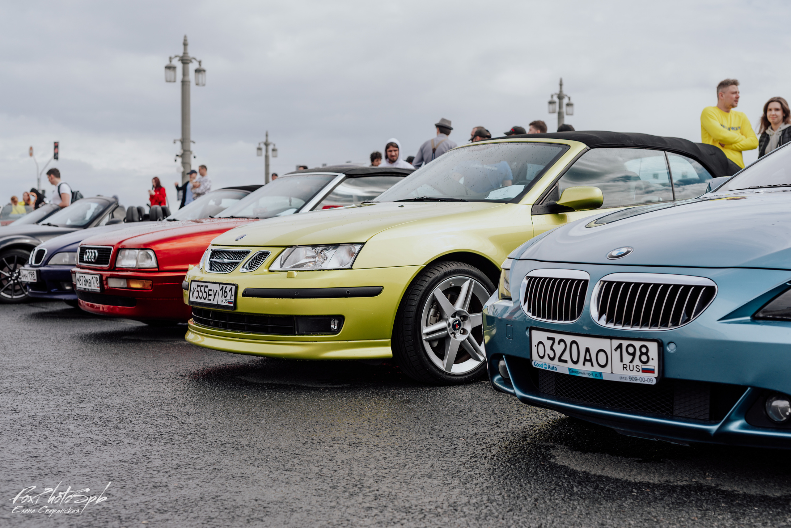Открытие кабрио сезона 2022. Фотограф в Санкт-Петербурге и Ленинградской области