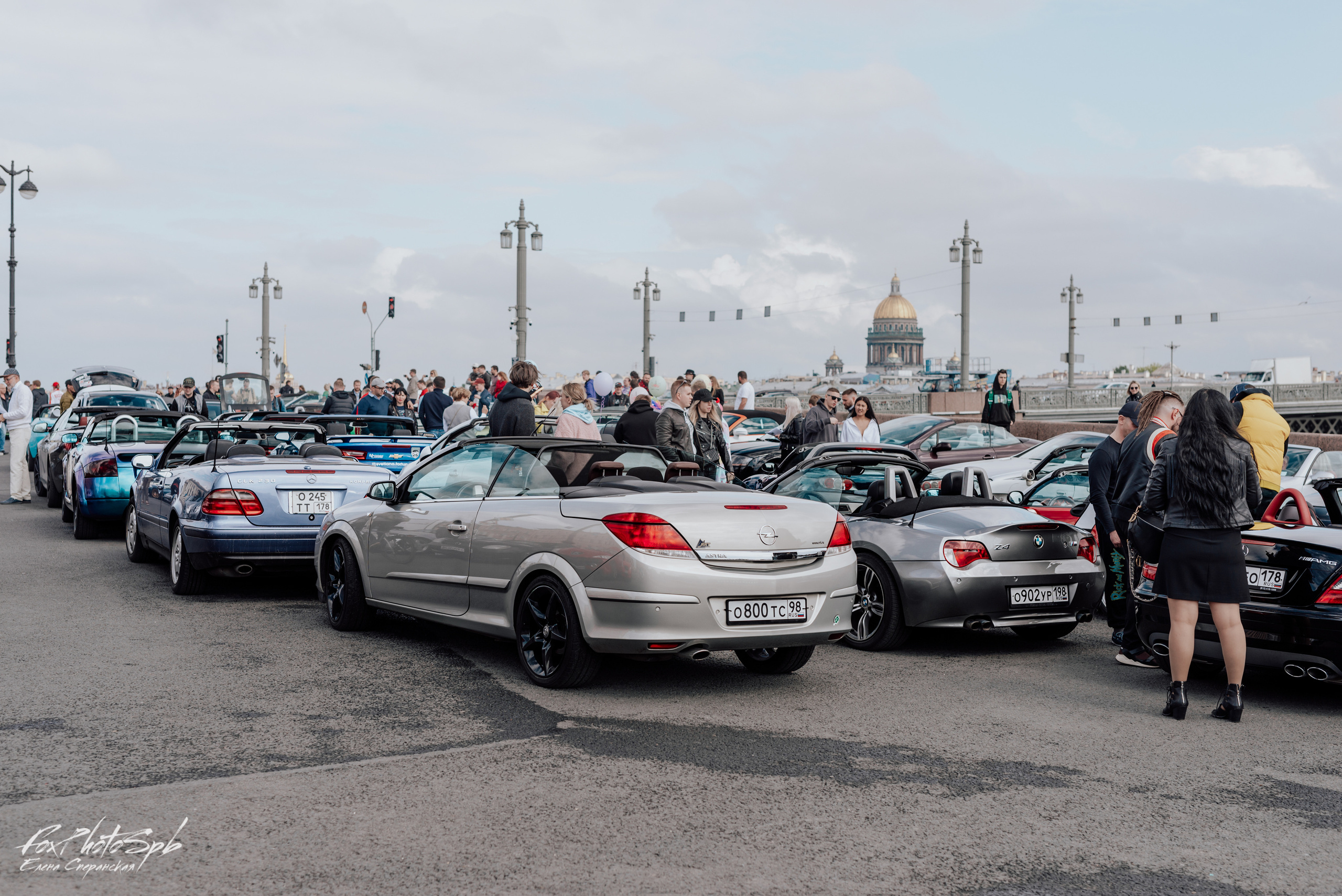 Открытие кабрио сезона 2022. Фотограф в Санкт-Петербурге и Ленинградской области