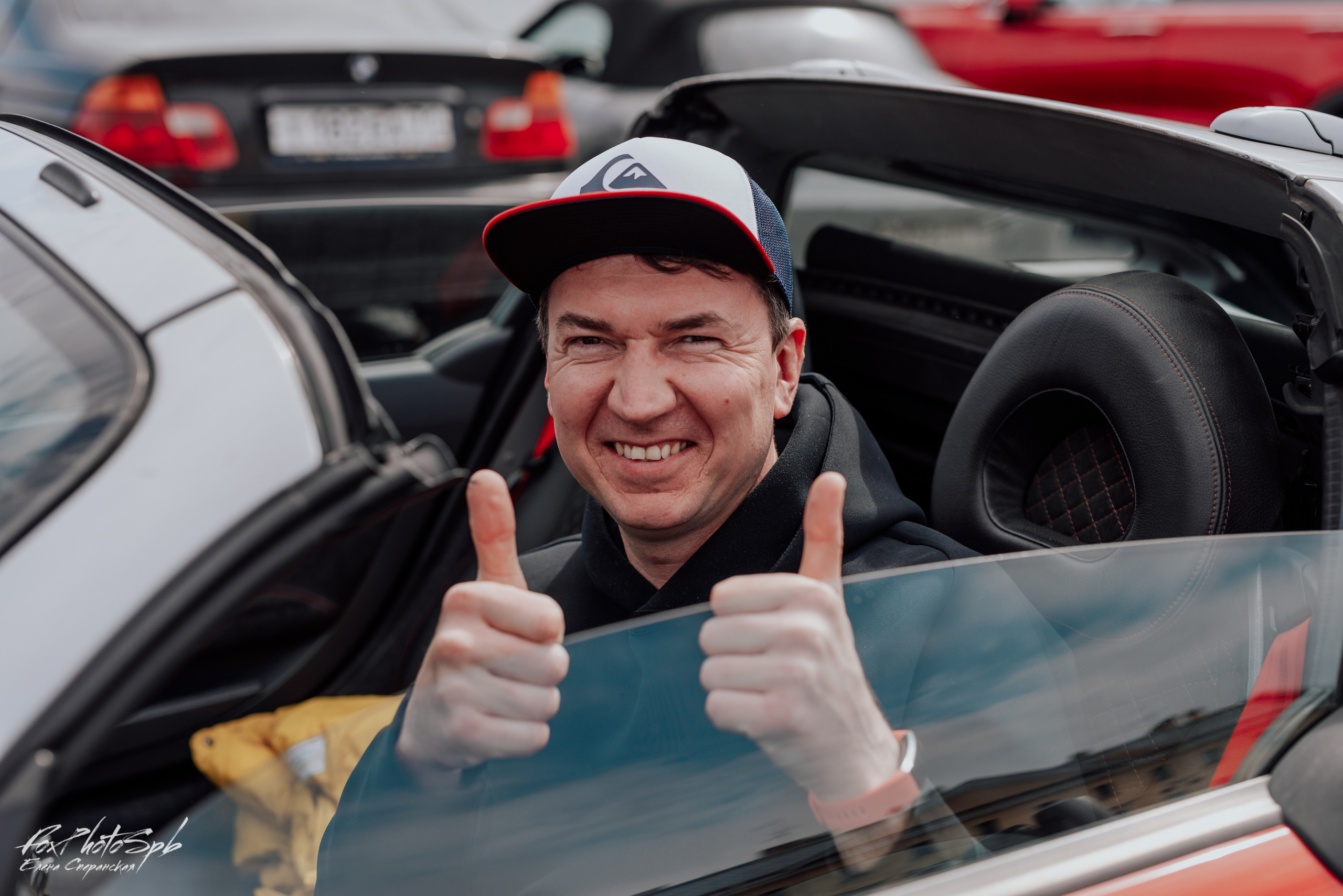 Открытие кабрио сезона 2022. Фотограф в Санкт-Петербурге и Ленинградской области