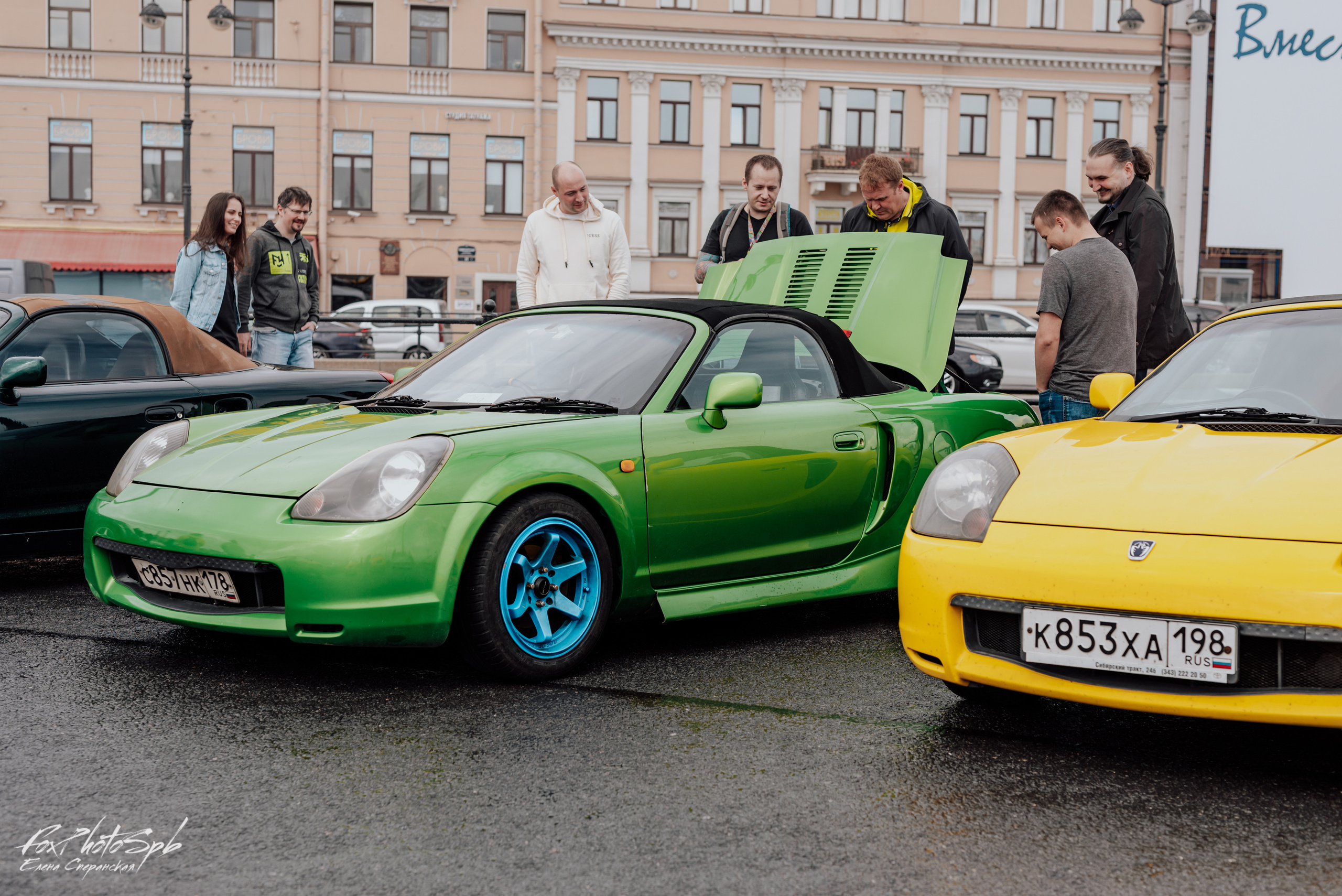 Открытие кабрио сезона 2022. Фотограф в Санкт-Петербурге и Ленинградской области