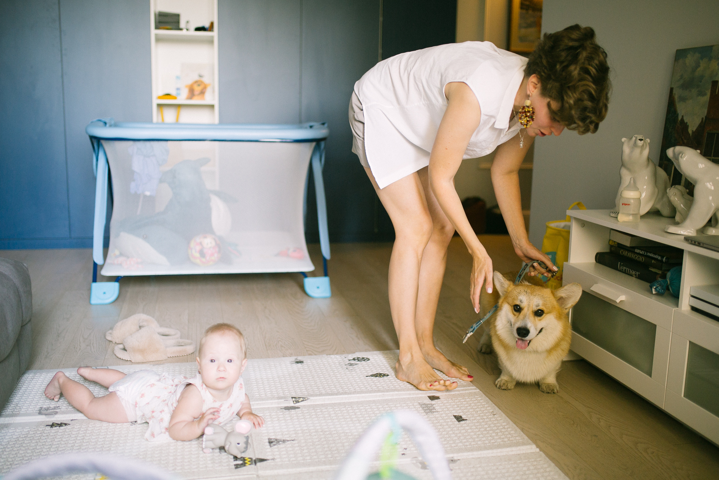 Домашняя семейная съемка Женя+Женя+Марина. Семейный фотограф Евгения Сурина