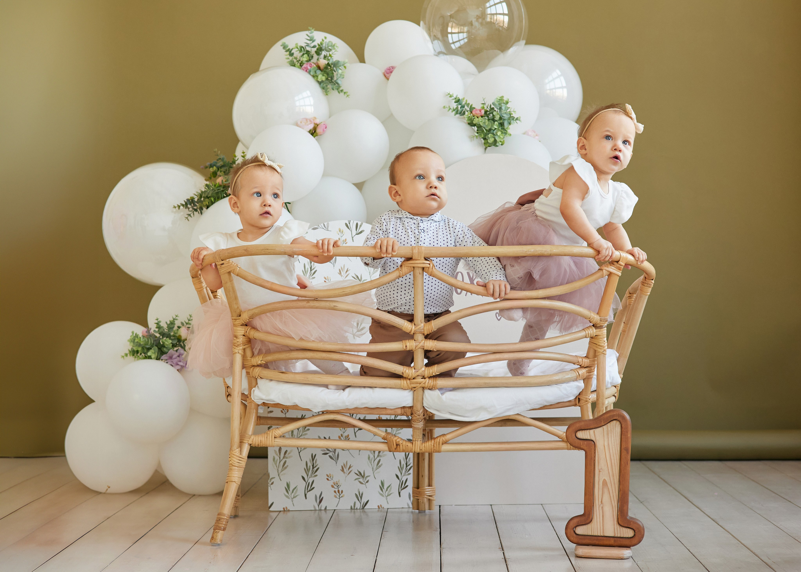 Тройняшки. Фотограф женского портрета, беременности и материнства Харькова Елена