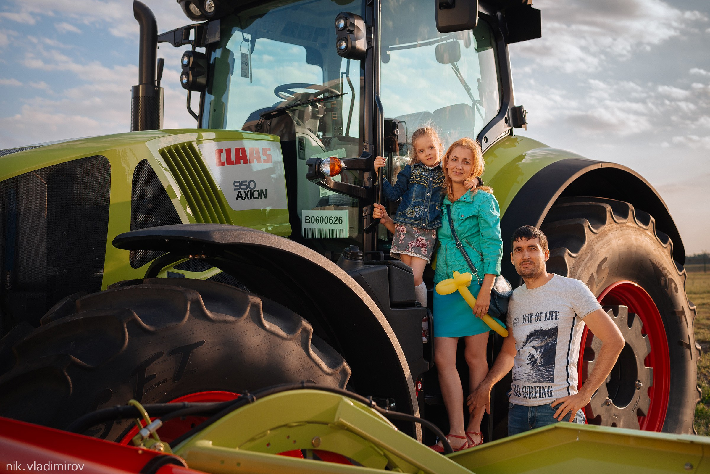 Семейный праздник на заводе «CLAAS». Фотограф Николай Владимиров