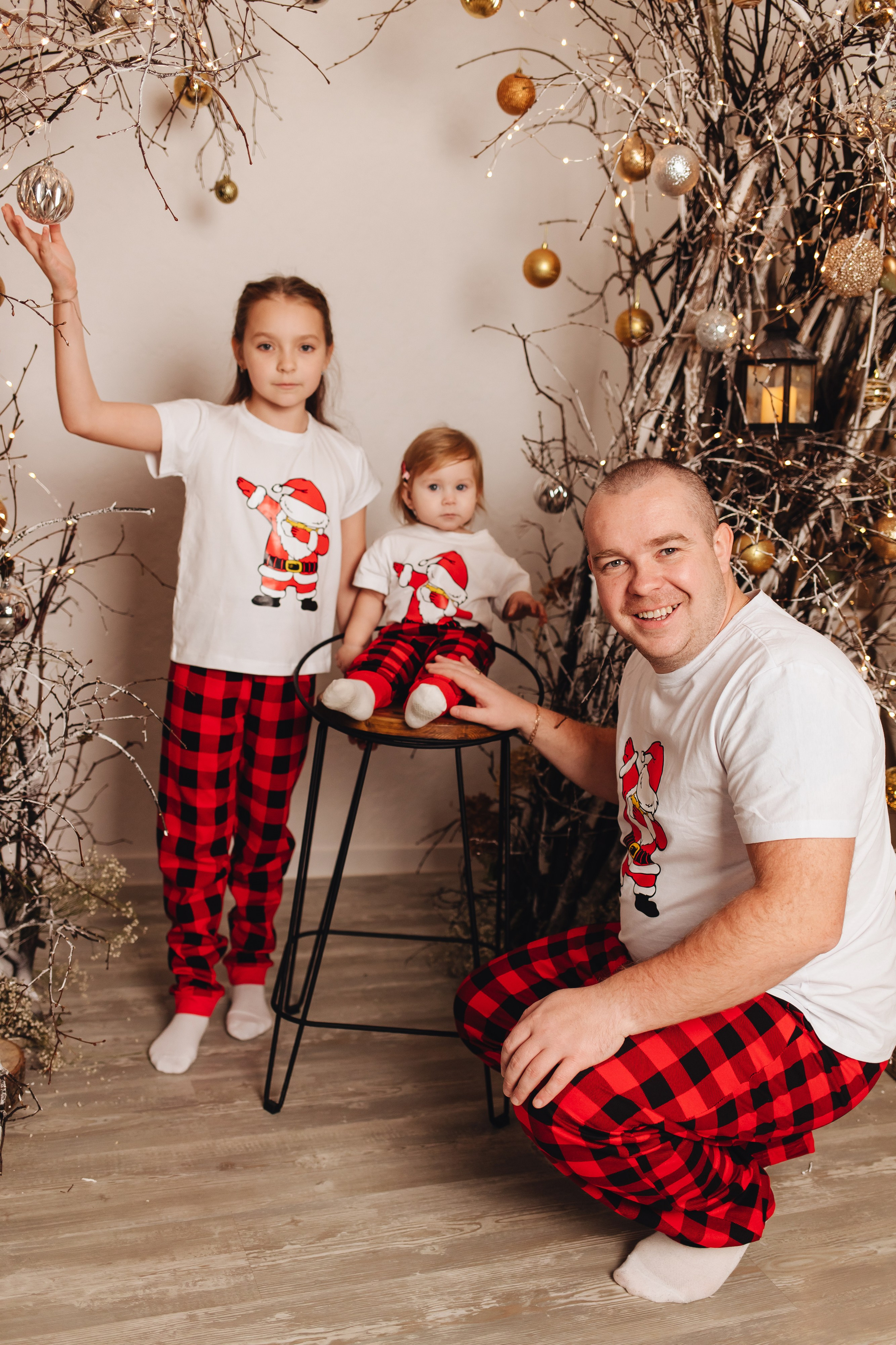 Семейная новогодняя фотосессия. Фотограф Елена Кириллова