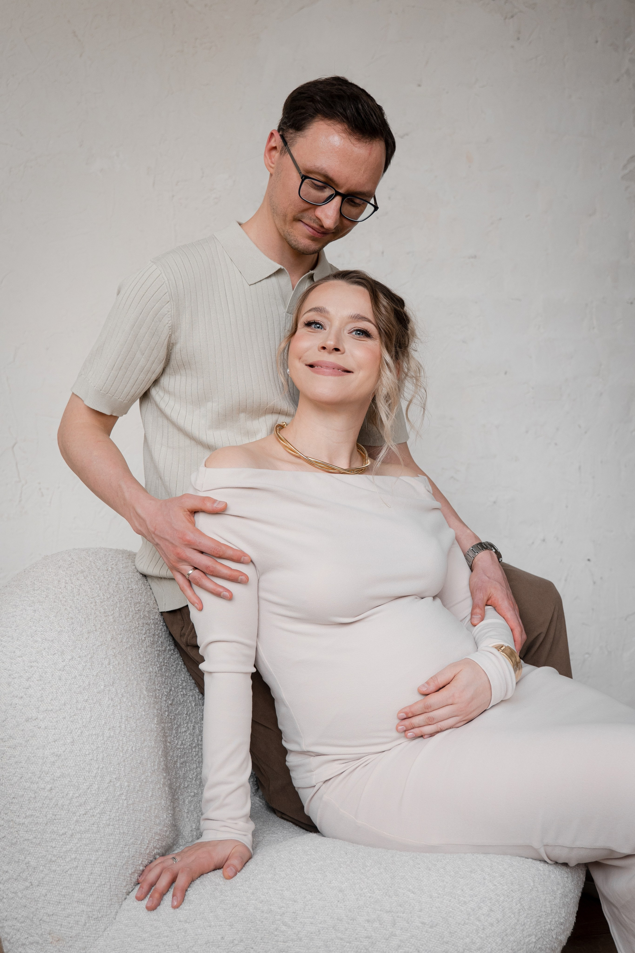 Семейная фотосессия в студии. Портретный и репортажный фотограф в Сочи Рамодина Юлия