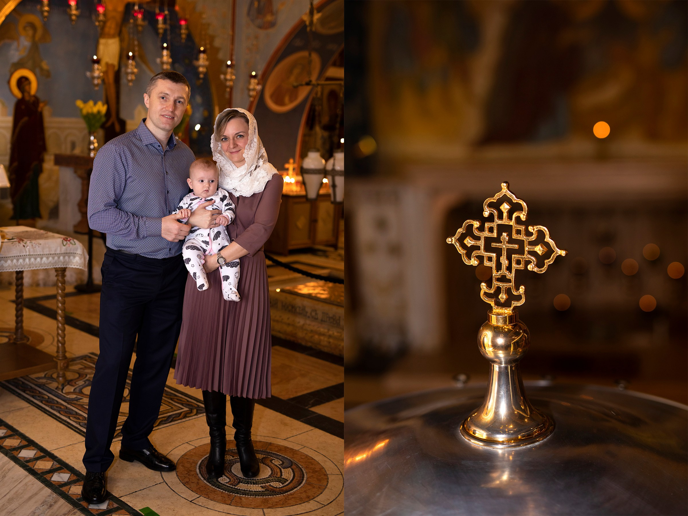 Крещение. Фотограф в Москве Надуева Татьяна. Женский портрет, детский портрет, с