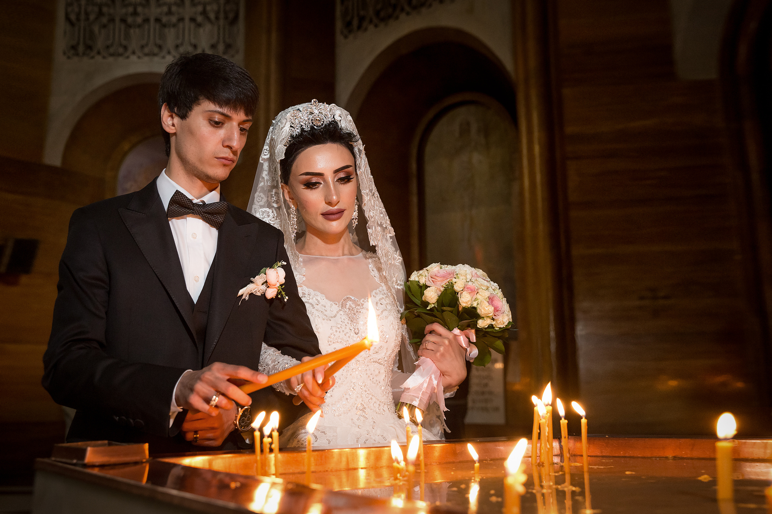 Давид и Нектар. Свадебные фотографы в Москве: Денис и Елена Пройдовы