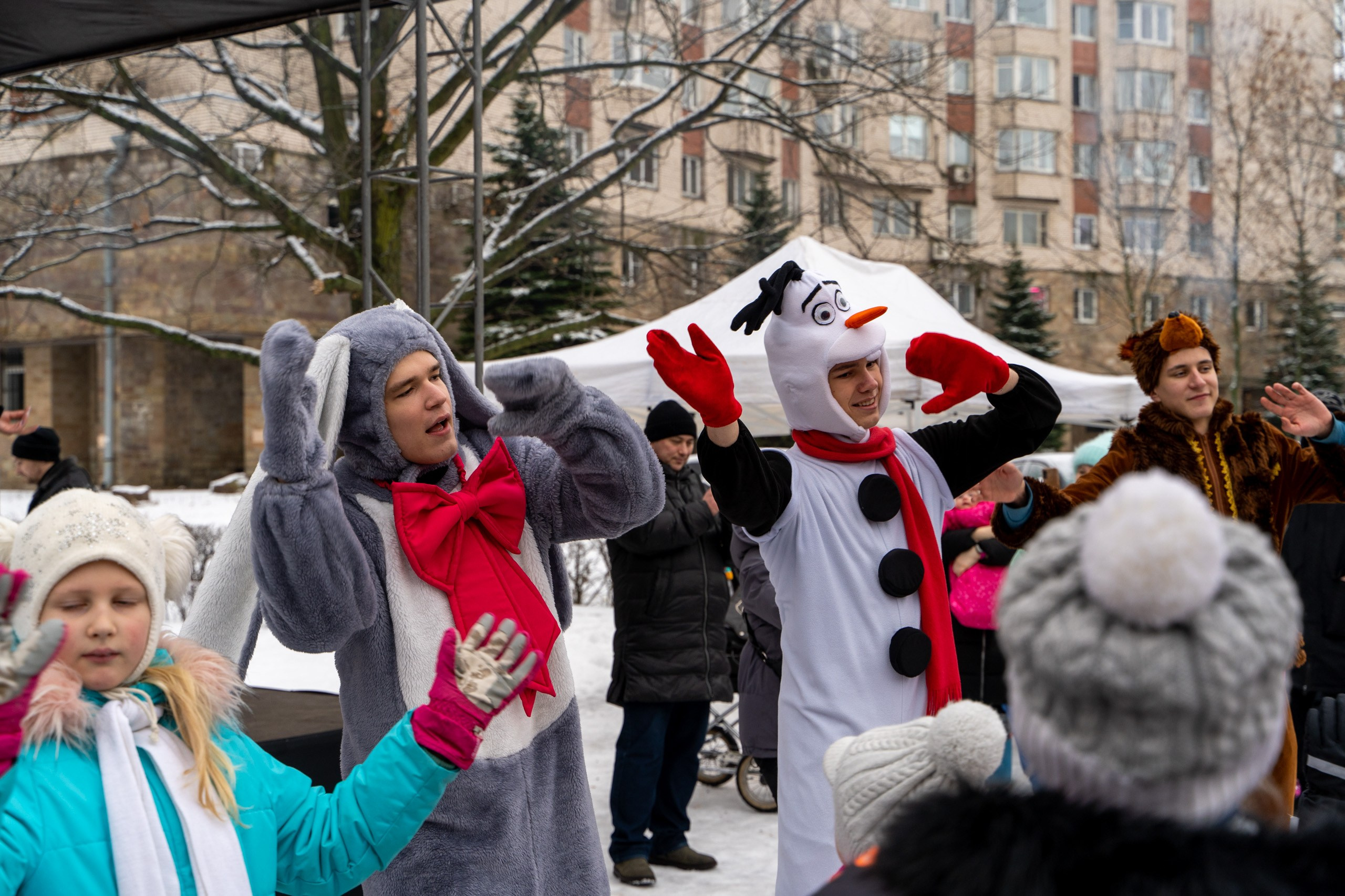 Новогодние гуляния на Васильевском острове. Фотограф в Санкт-Петербурге, фотодни в СПБ