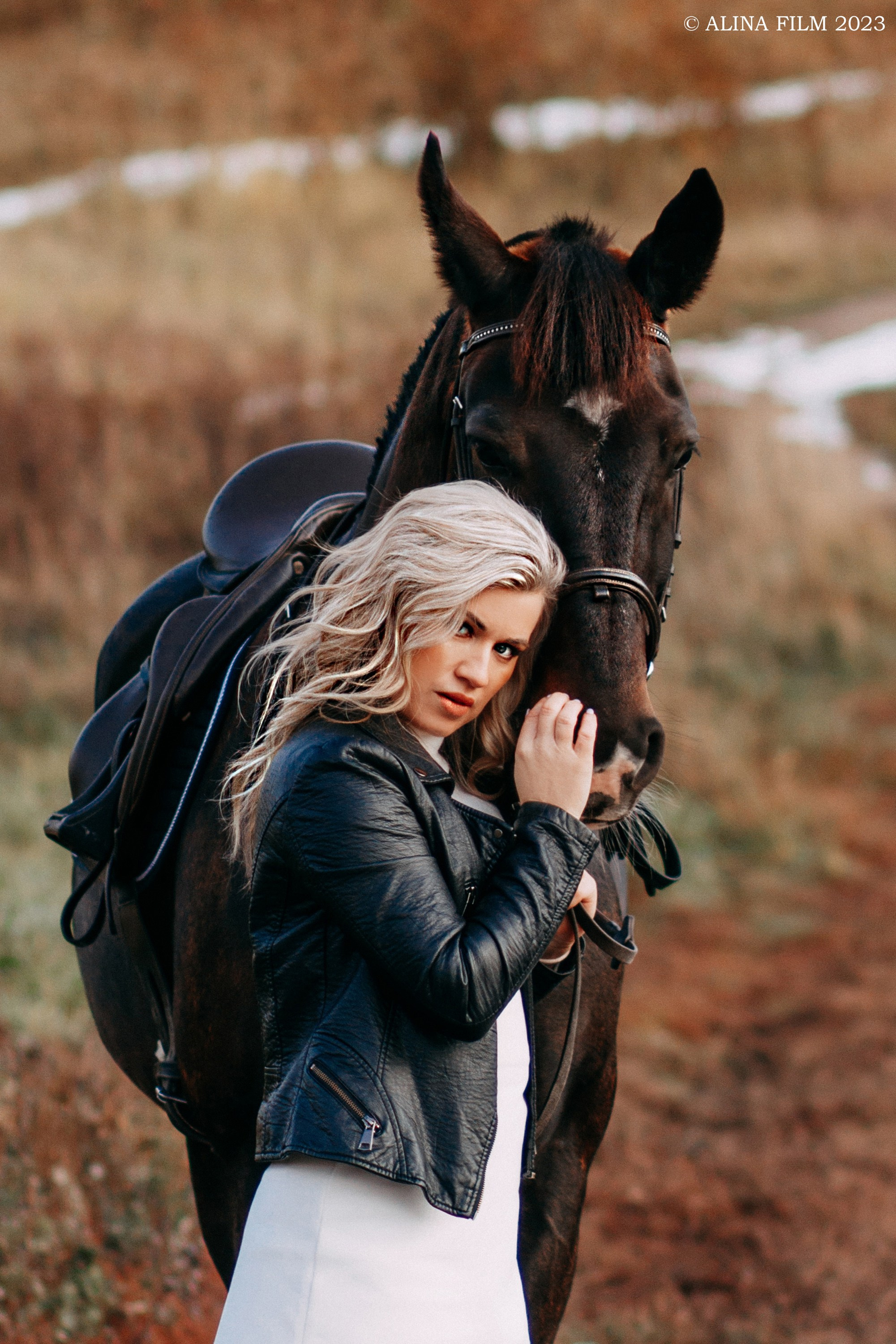 Съемка с лошадью. Фотограф в Санкт-Петербурге Alina Film
