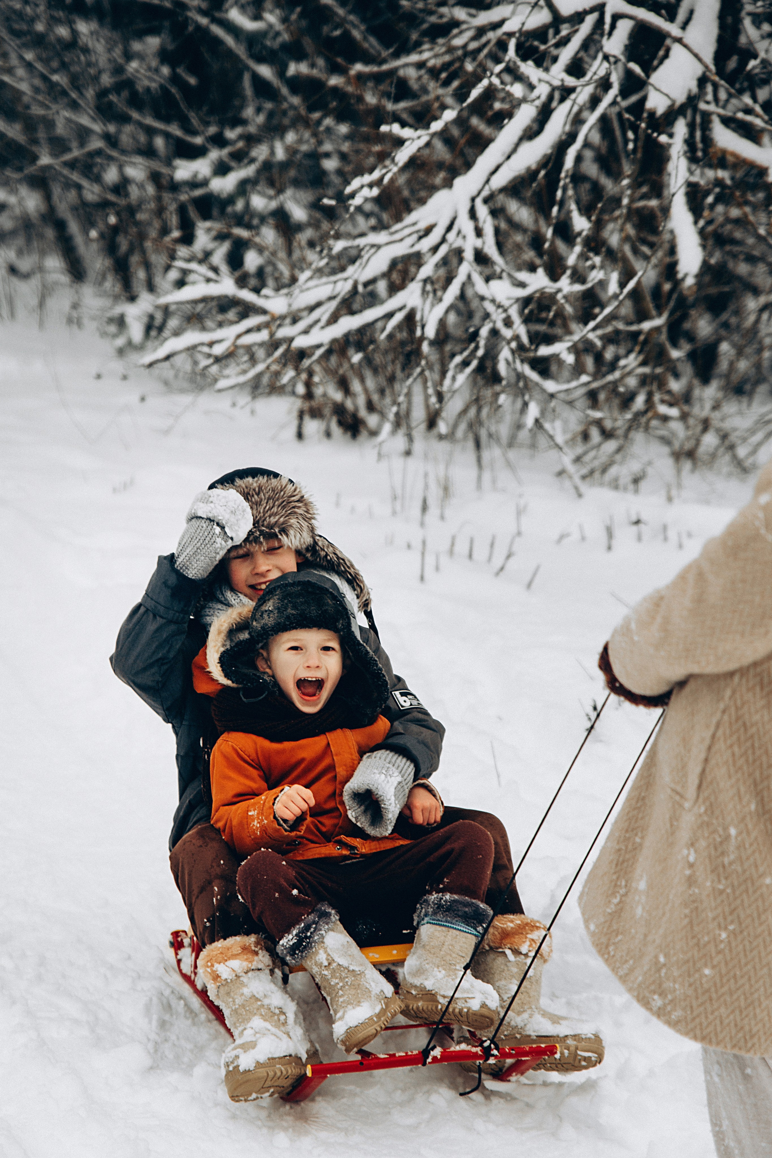 Зимние радости. Репортажный и детский фотограф в Минске