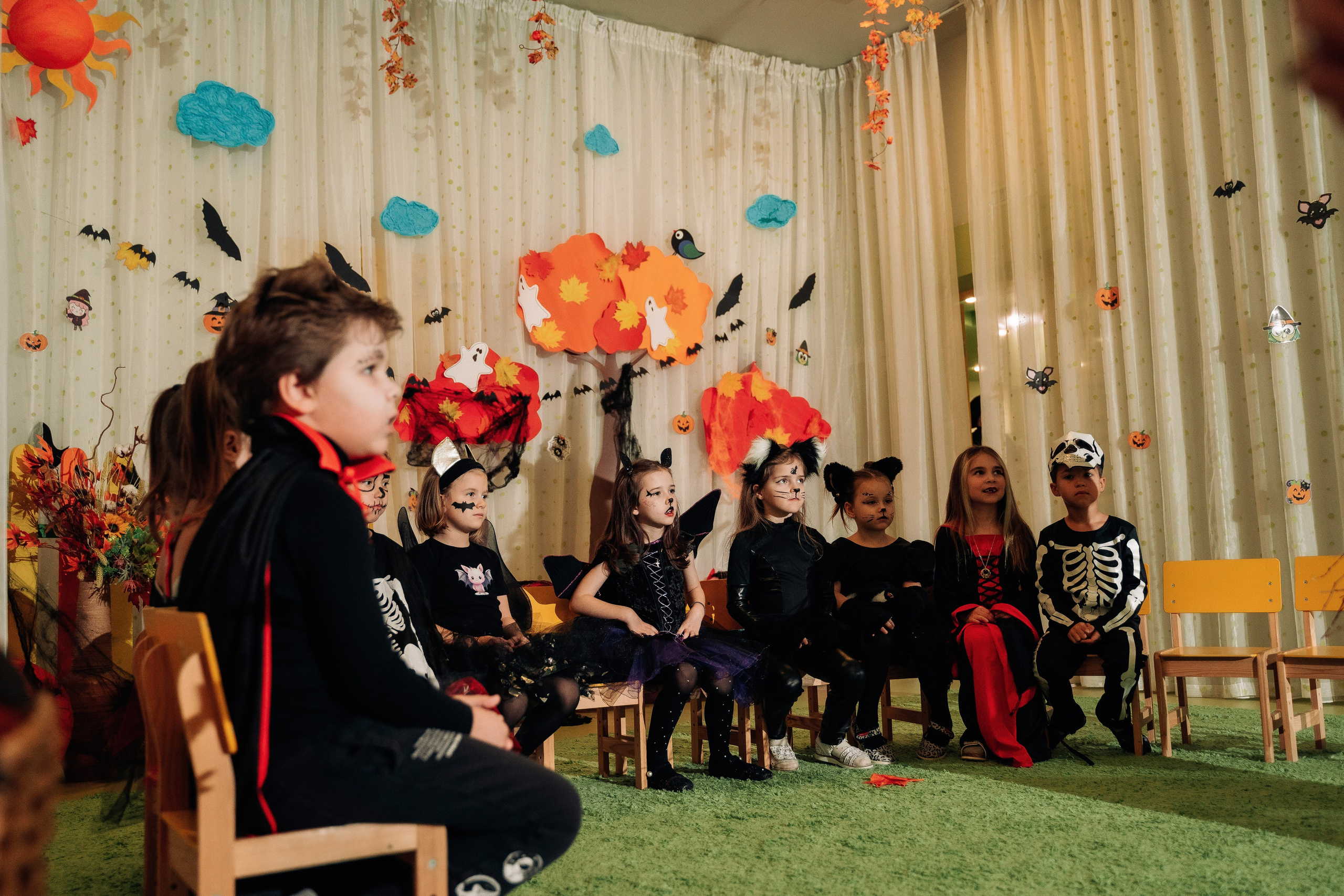 Halloween party в садике Филлипок. Свадебный и семейный фотограф в Москве и МО Геннадий Туманцев