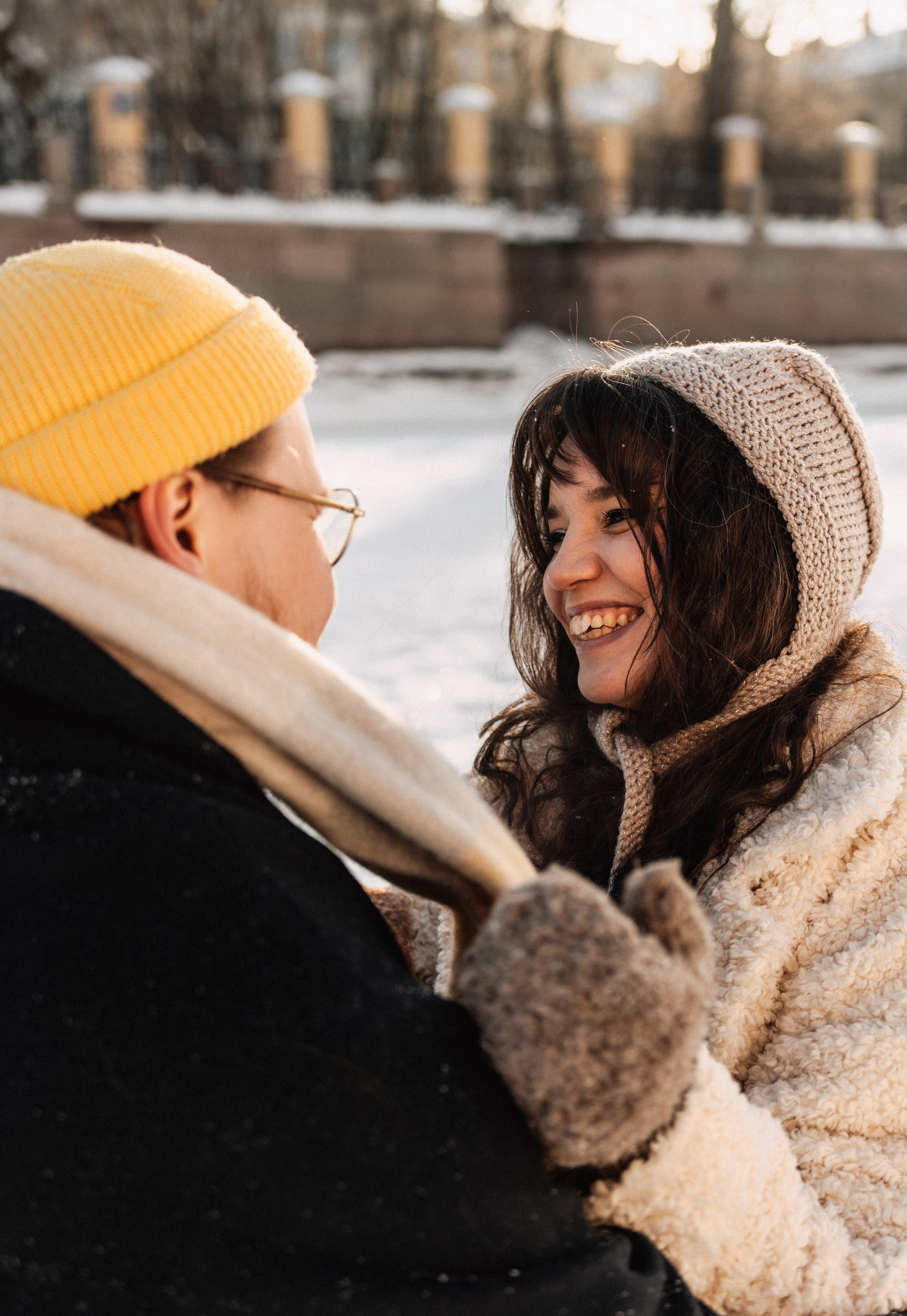 Парная фотосессия в Санкт-Петербурге. Фотосессия на замерзшем льду. Федосова Елизавета - фотограф Санкт-Петербург. fedosova__ph