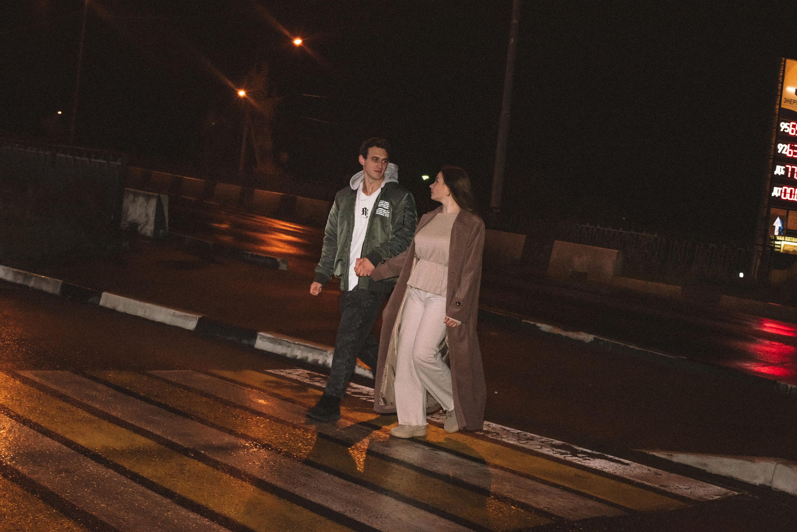 Love story ночью. Свадебный и портретный фотограф lifestyle