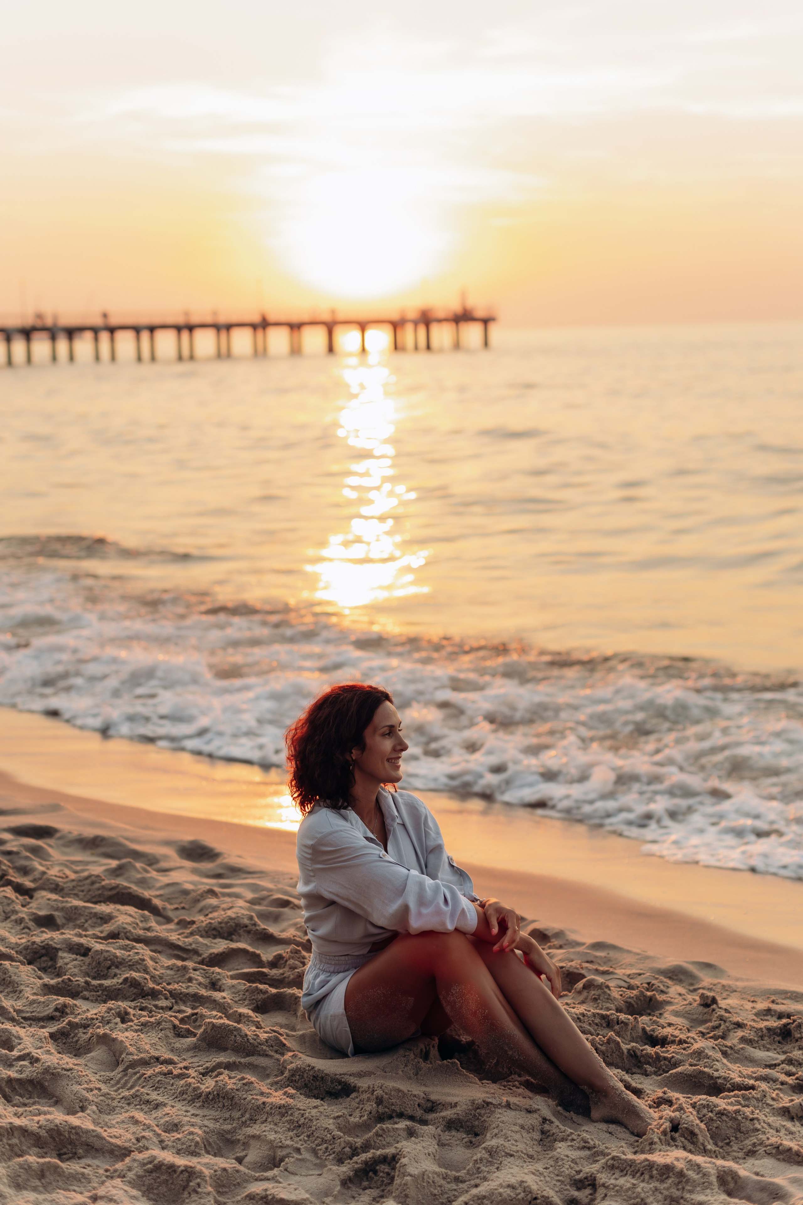 Подруги Пионеский Сосновый бор закат. Фотограф в Калининграде свадебная фотография, репортажная, фотосессии