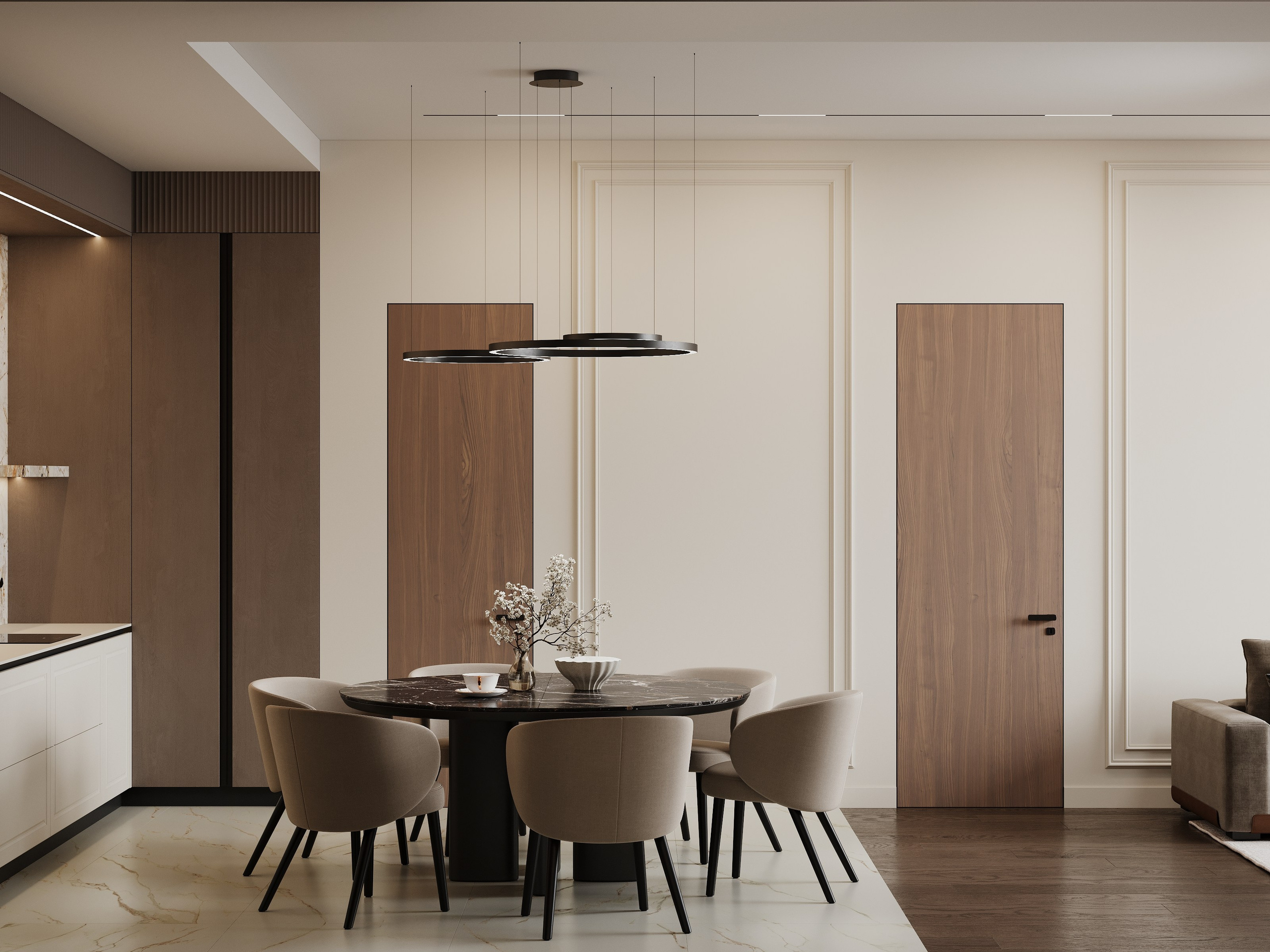 Appartment 130 sq m. Профессиональный дизайнер интерьера