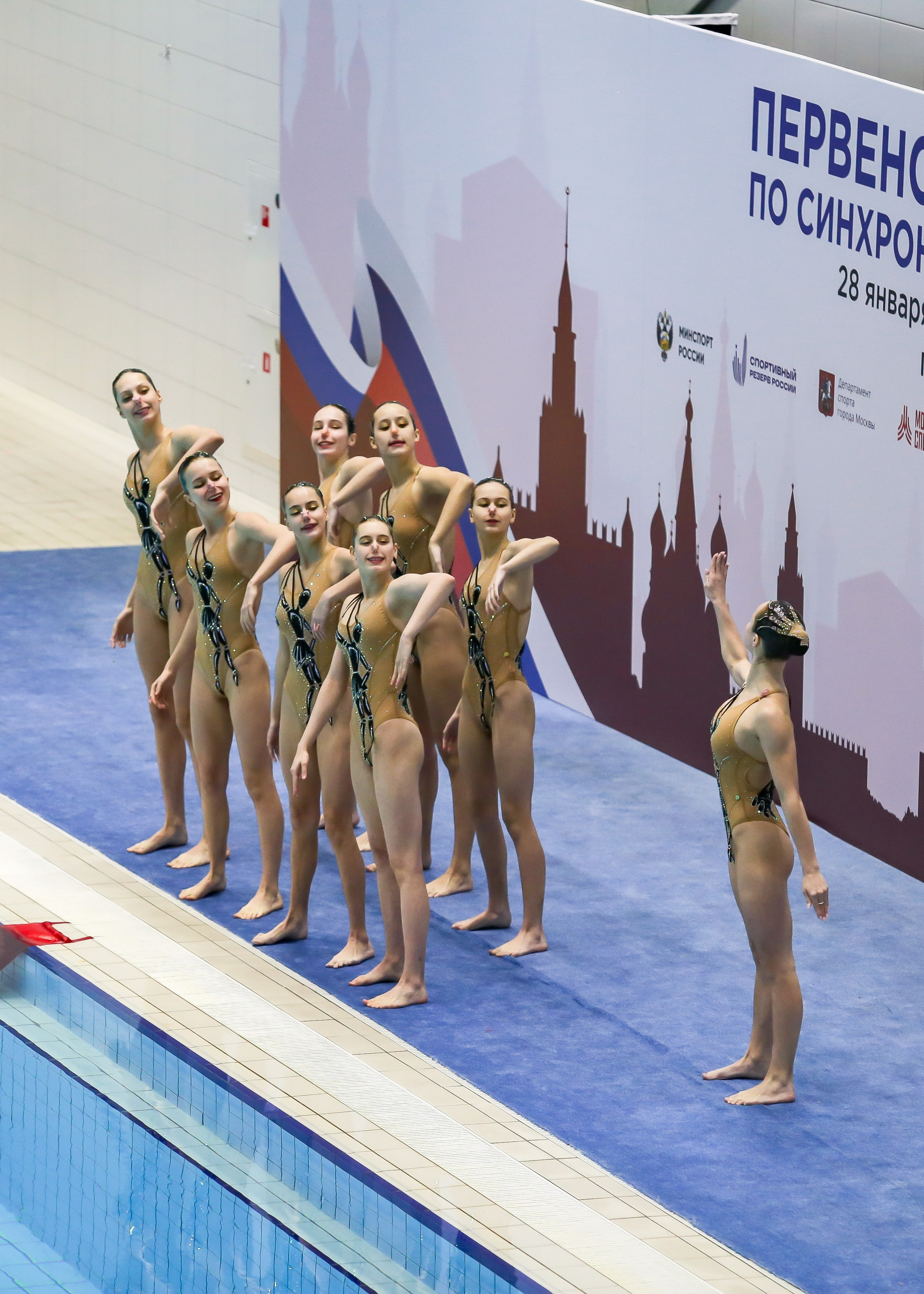 Первенство России по синхронному плаванию. Техническая программа. Группы. Репортажный фотограф в Москве