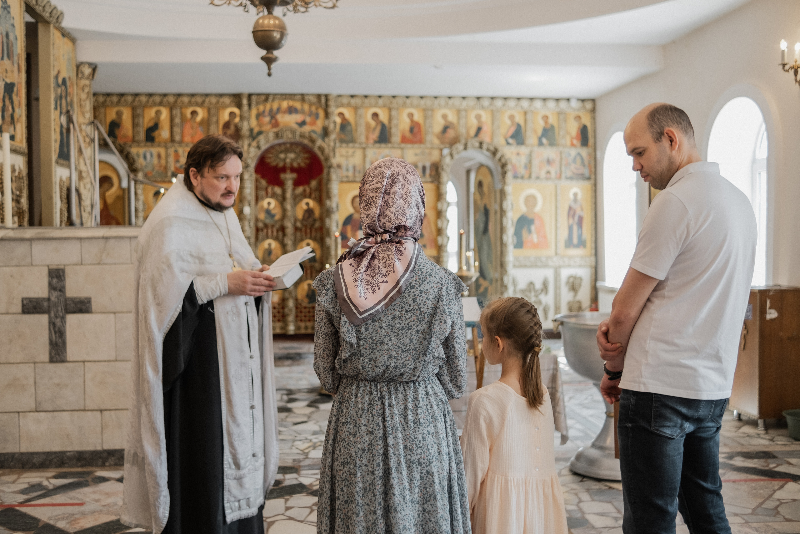Крещение Киры. Семейный фотограф Уфа Головченко Анастасия