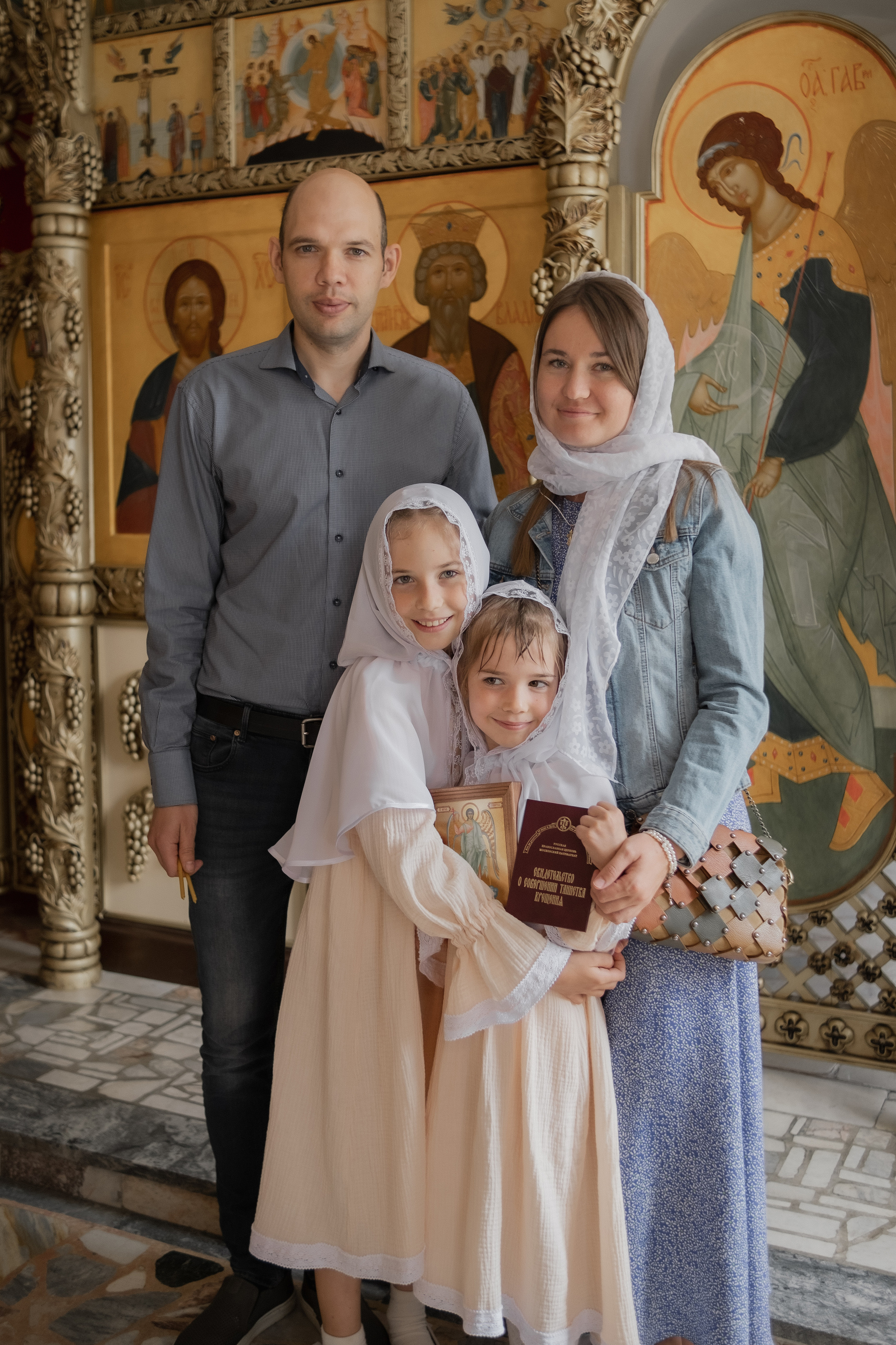 Крещение Киры. Семейный фотограф Уфа Головченко Анастасия