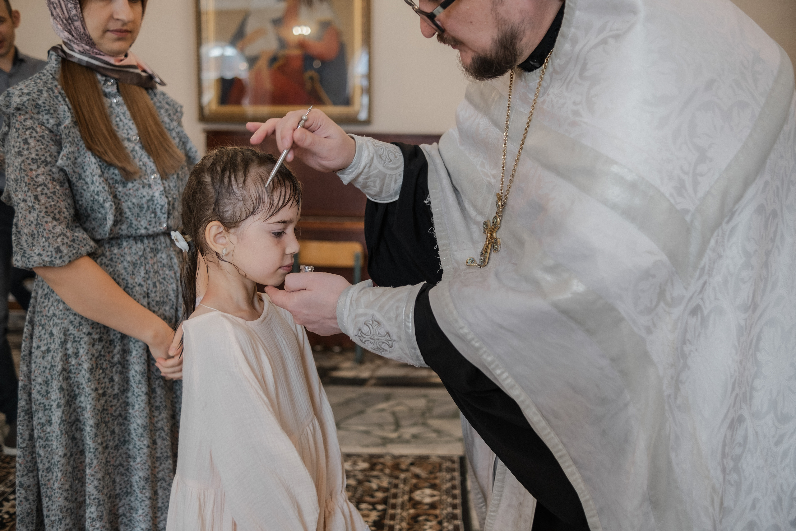 Крещение Киры. Семейный фотограф Уфа Головченко Анастасия