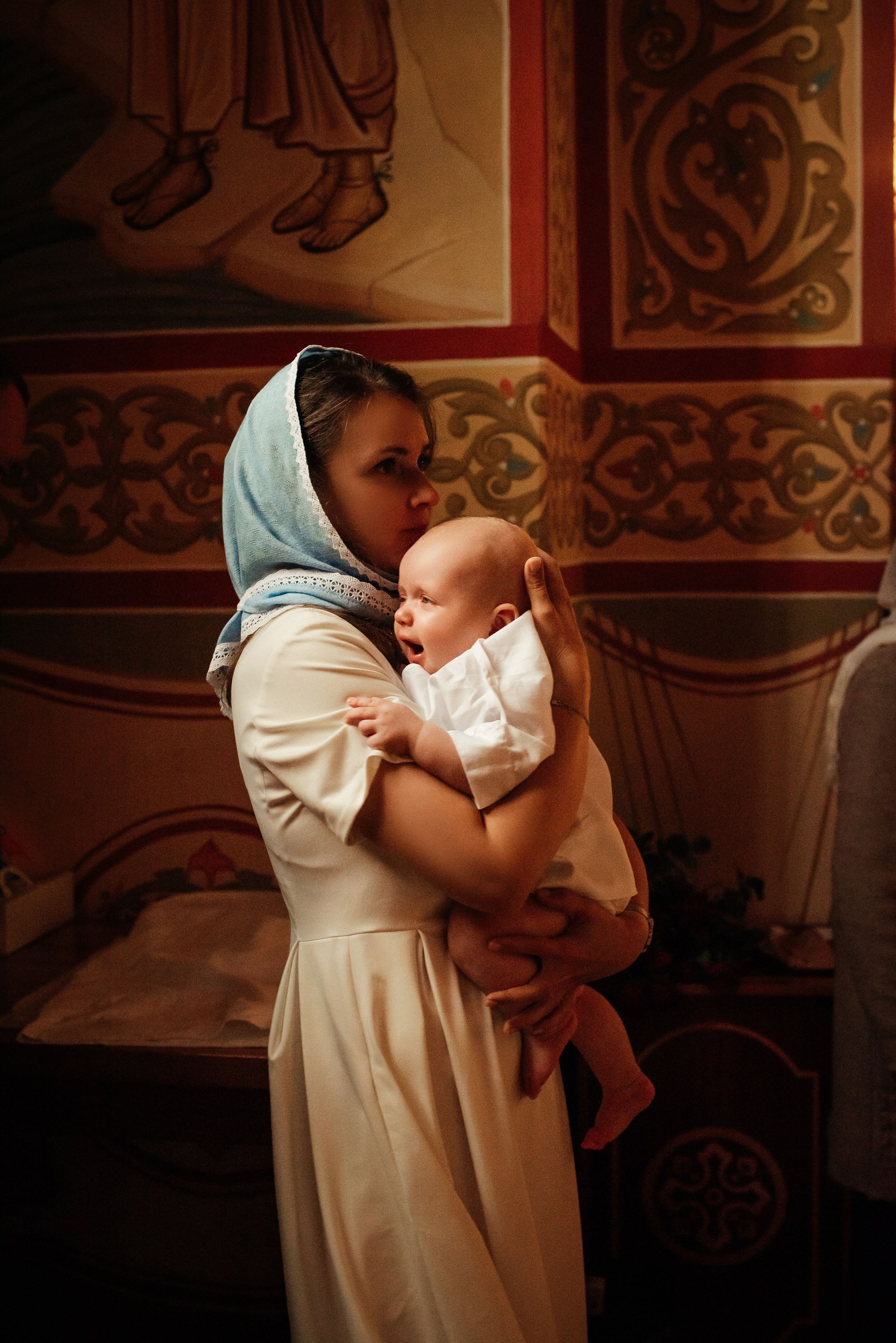 Крещение. Фотограф новорожденных и беременности Сергиев Посад Усачева Ирина