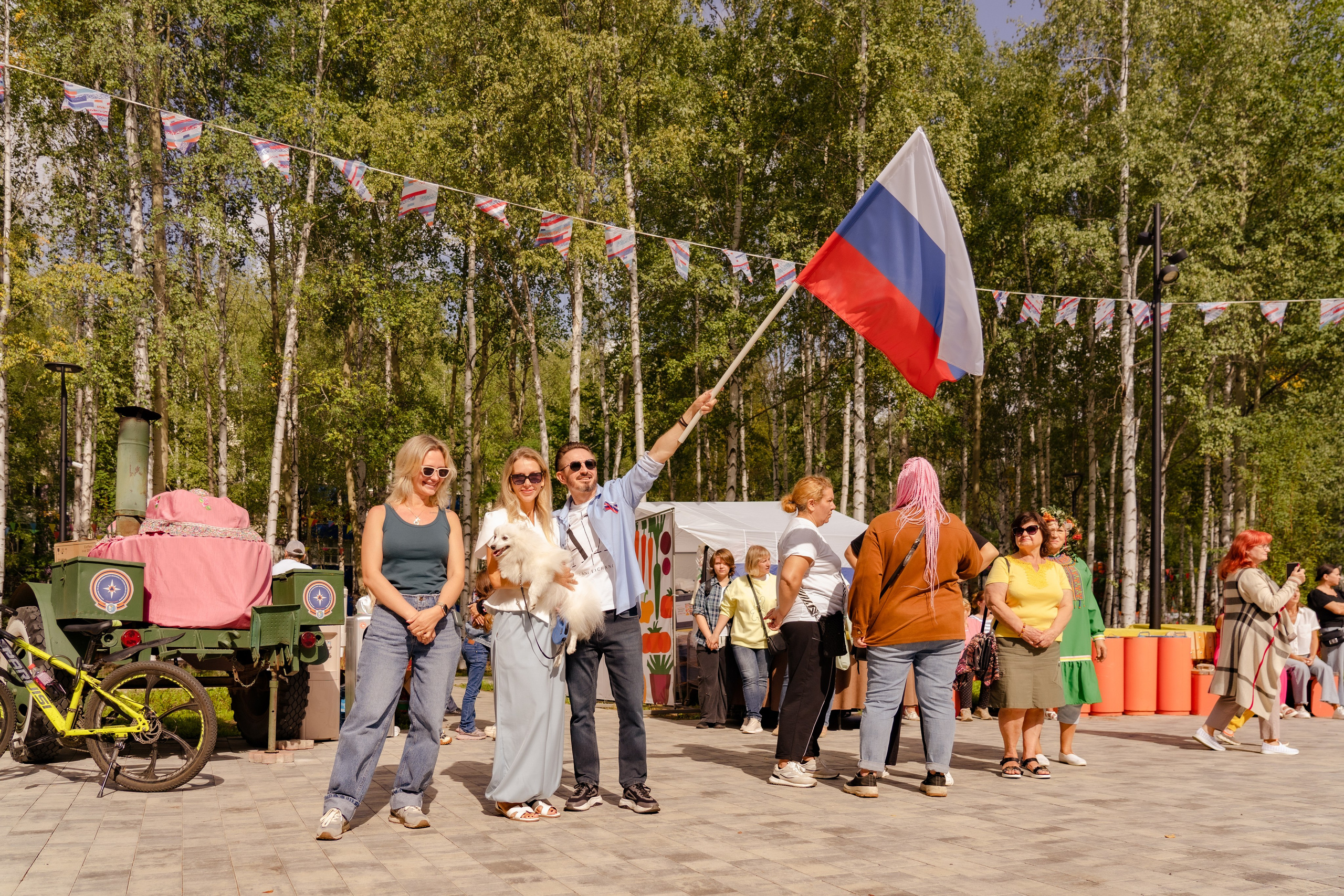 Как прошло празднование дня государственного флага Российской Федерации