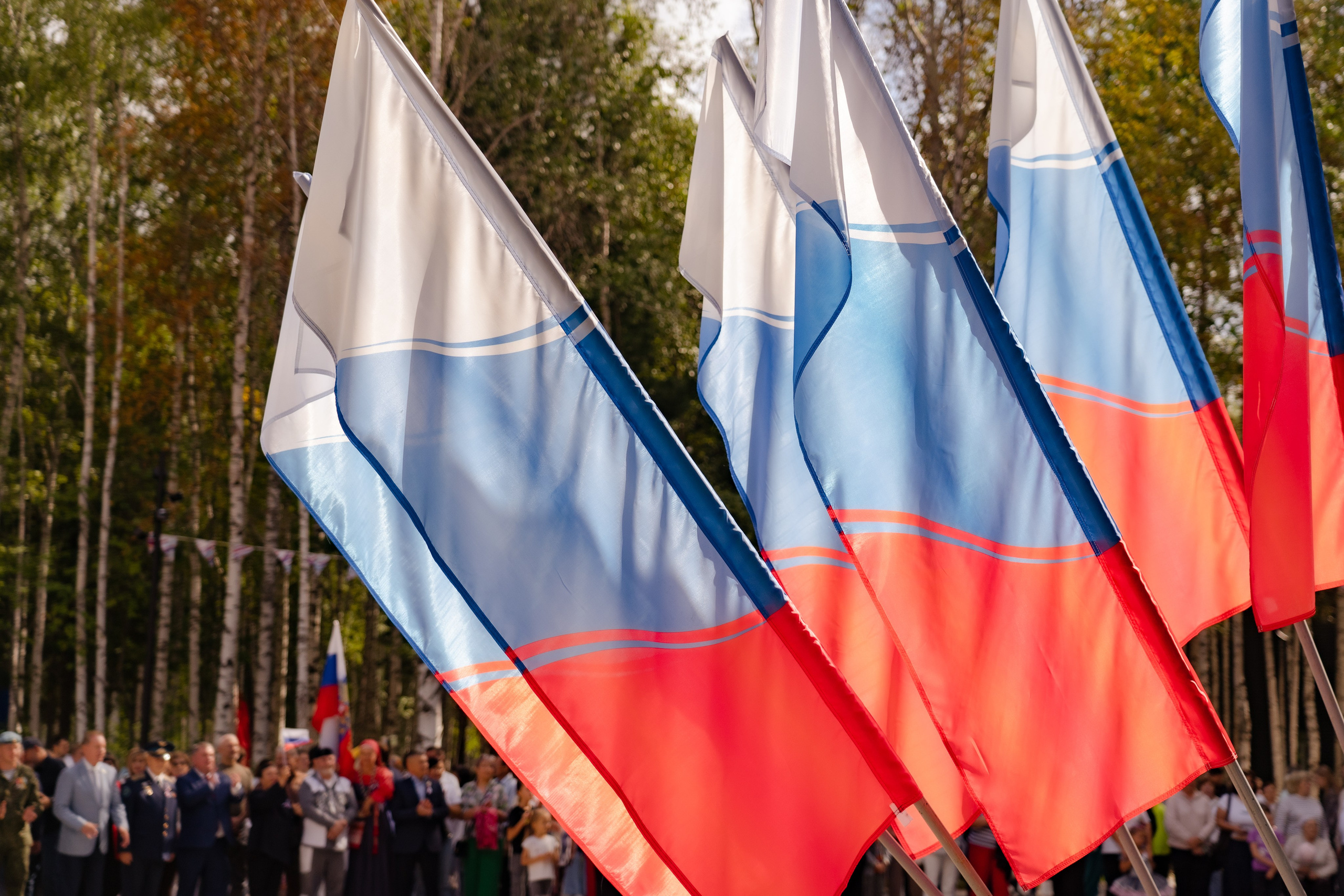 Как прошло празднование дня государственного флага Российской Федерации