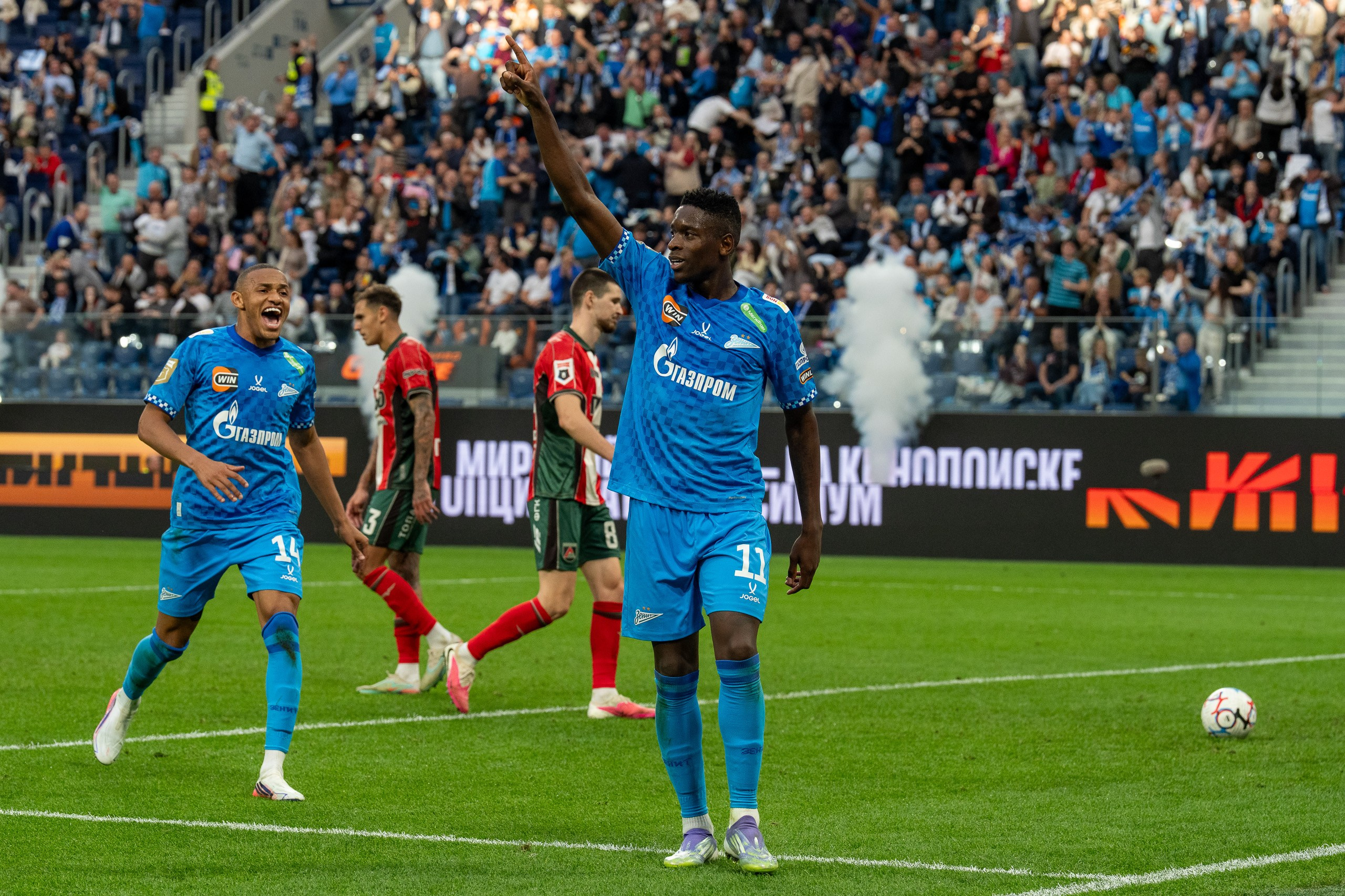 Zenit vs Lokomotiv 2-1 | RPL 2026/27 Round 8 Match Photography at Gazprom Arena | Sports Photographer Saint Petersburg