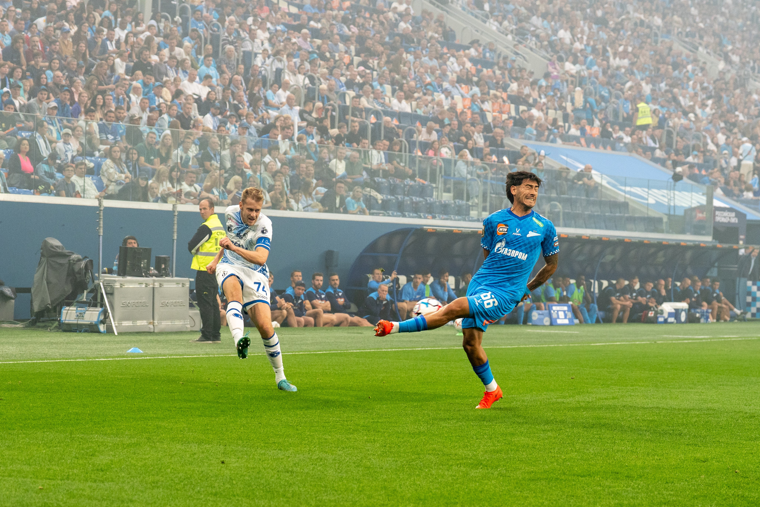 Zenit vs Dynamo Moscow 3–0 — RPL matchday 4 photo gallery, Gazprom Arena | Anton Gauf