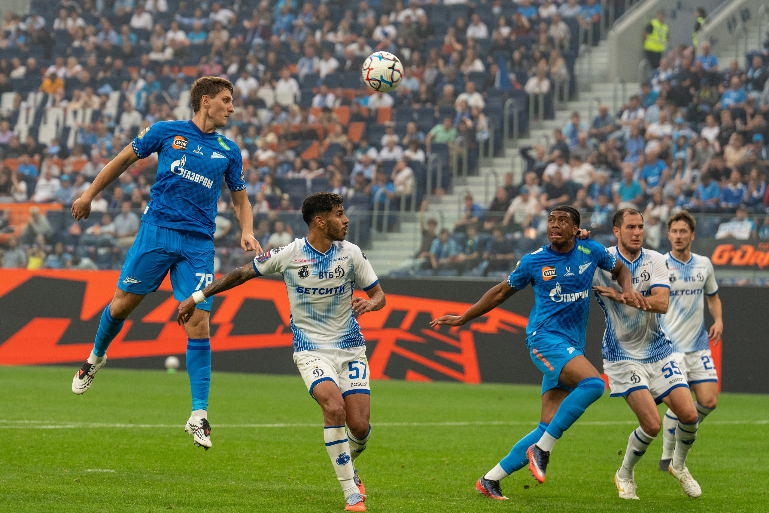 Zenit vs Dynamo Moscow 3–0 — RPL matchday 4 photo gallery, Gazprom Arena | Anton Gauf