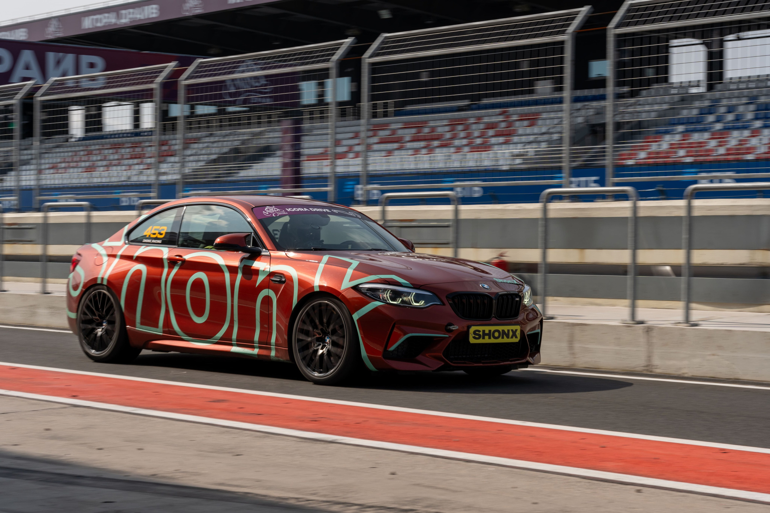 BMW M2 на шоссейно-кольцевой трассе Игора Драйв, спортивный фотограф Санкт-Петербург