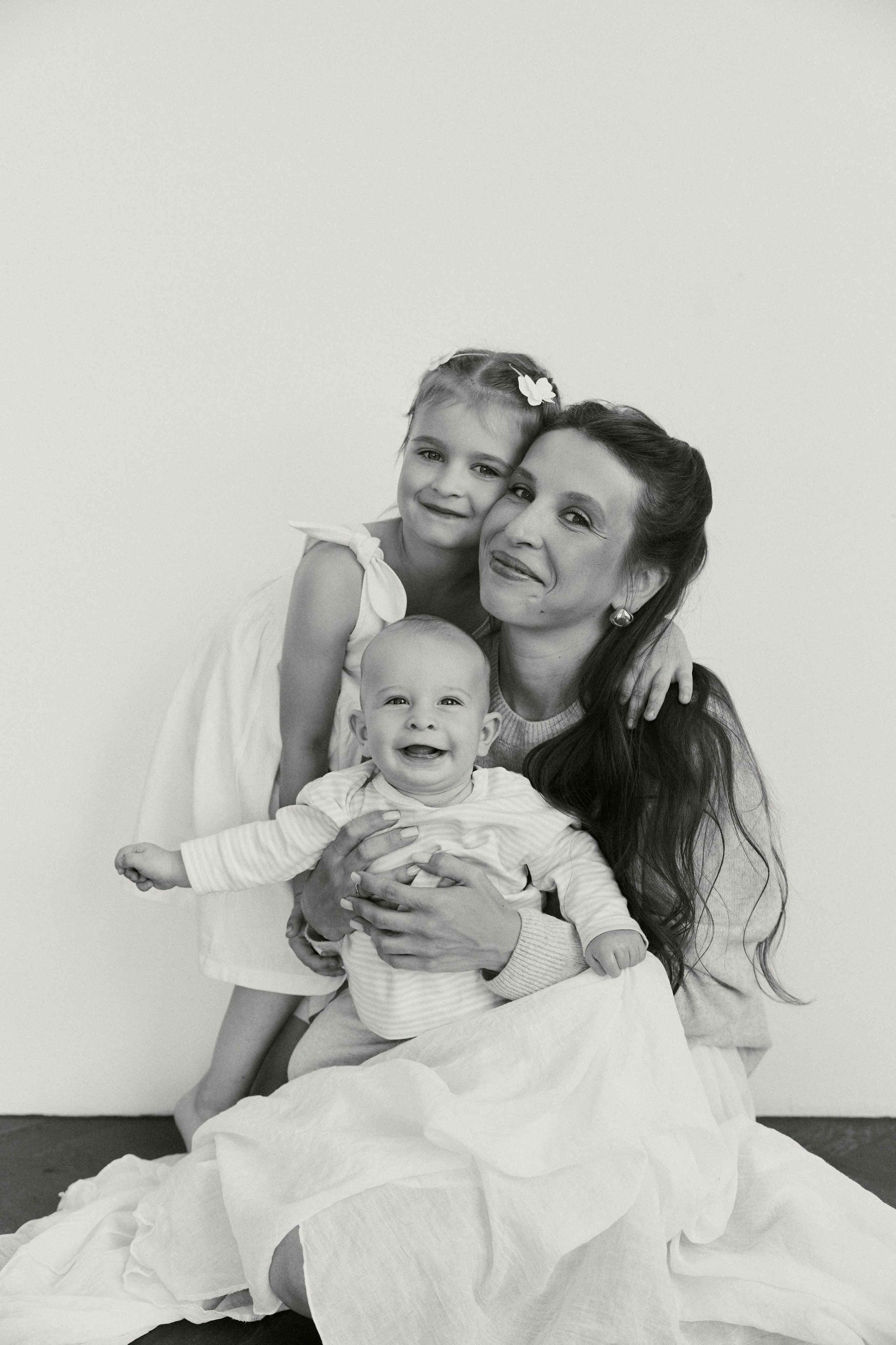 Оксана + Мира + Тимур. Семейный и детский фотограф Юлия Шох