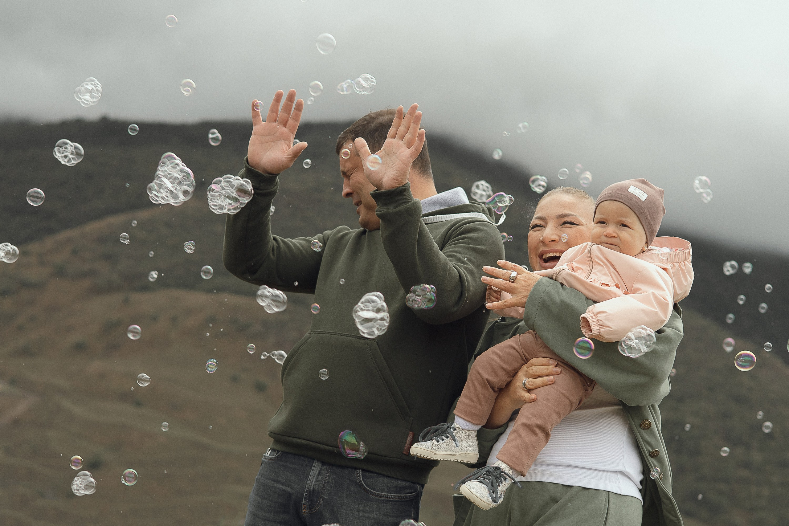 Семейная съемка в горах. Семейный фотограф в Москве Анастасия Марти