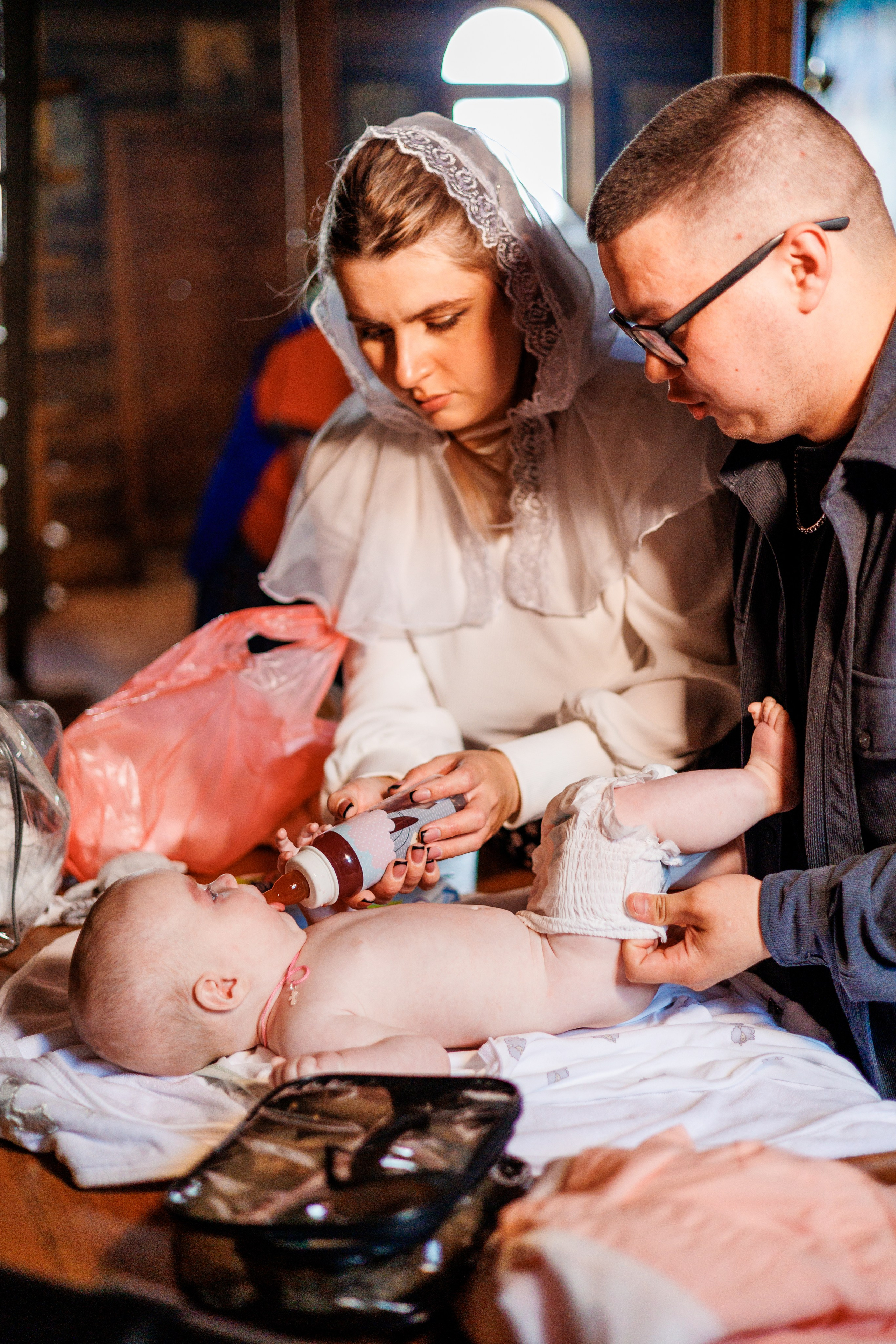 Крещение близняшек. Свадебный и семейный фотограф в Армавире