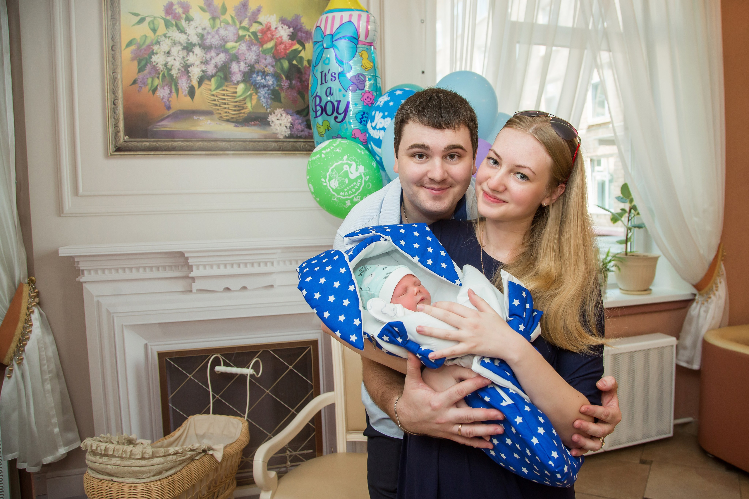 Выписка Владислава. Фотограф на Крещение, семейный фотограф в Москве