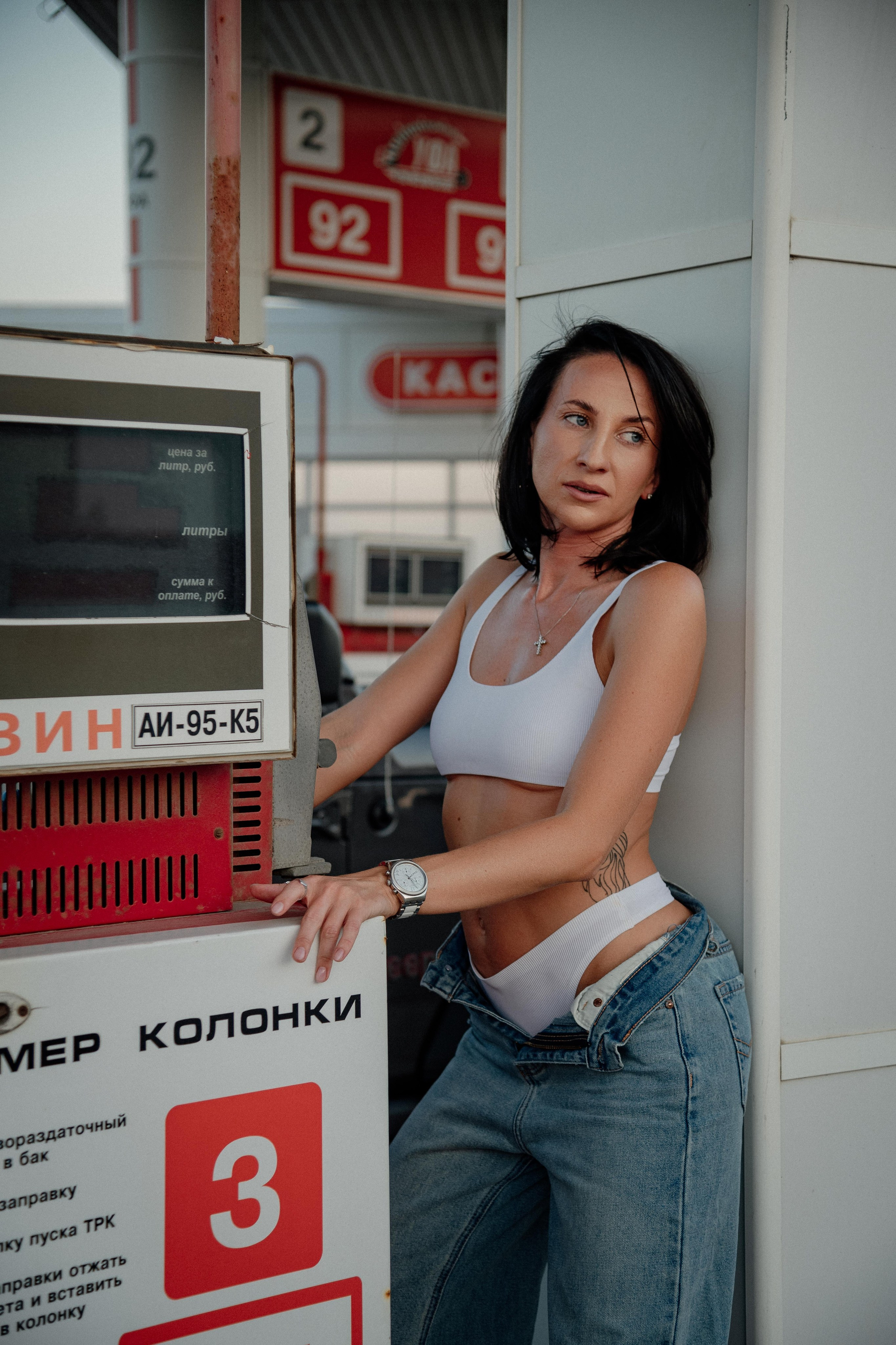 Заправка. Фотограф Алёна Евграфова