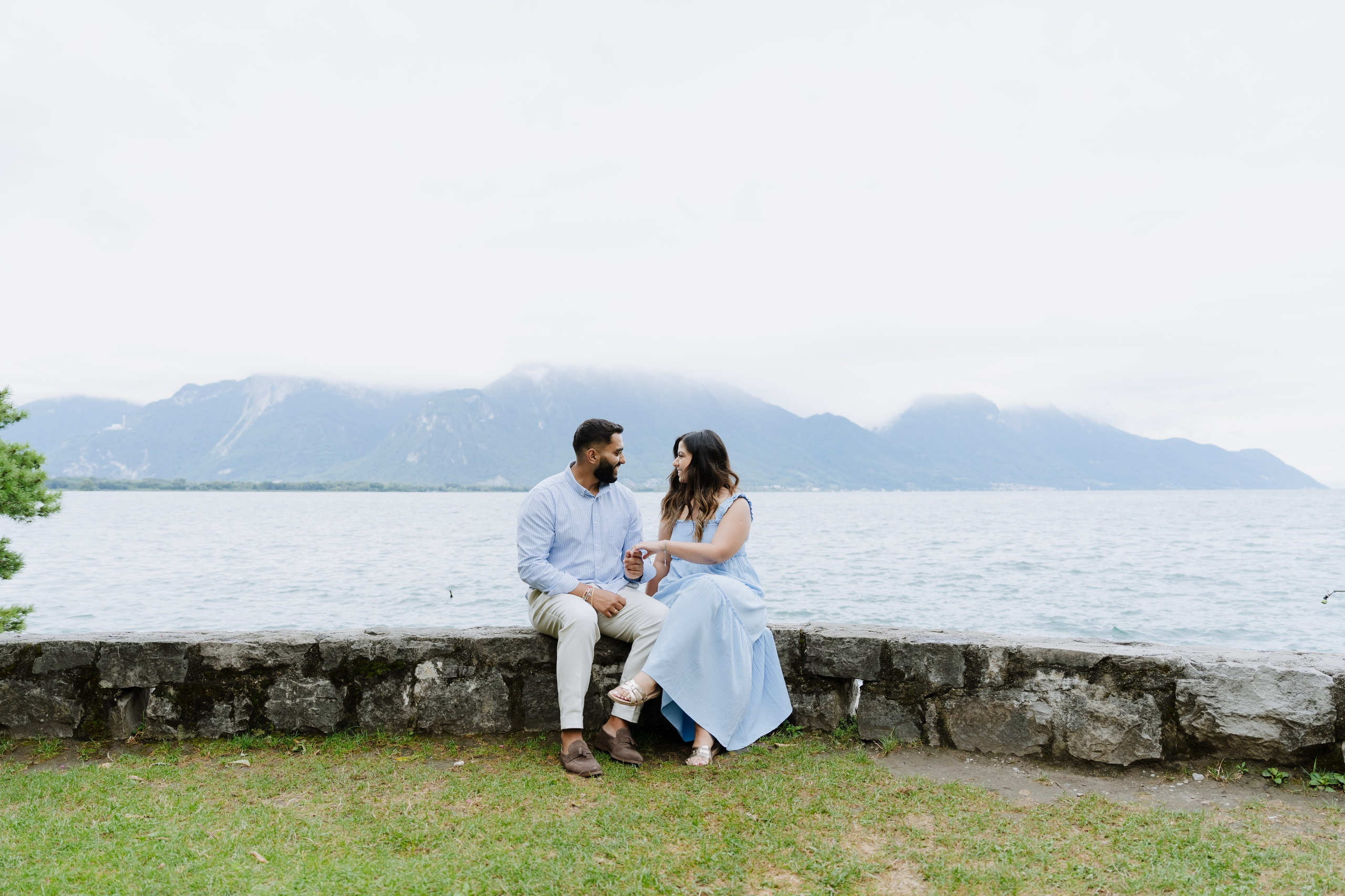 Krishna & Ravi | Proposal Montreux. Professional Wedding Photographer Geneva & Romande Switzerland | Tanya Creator
