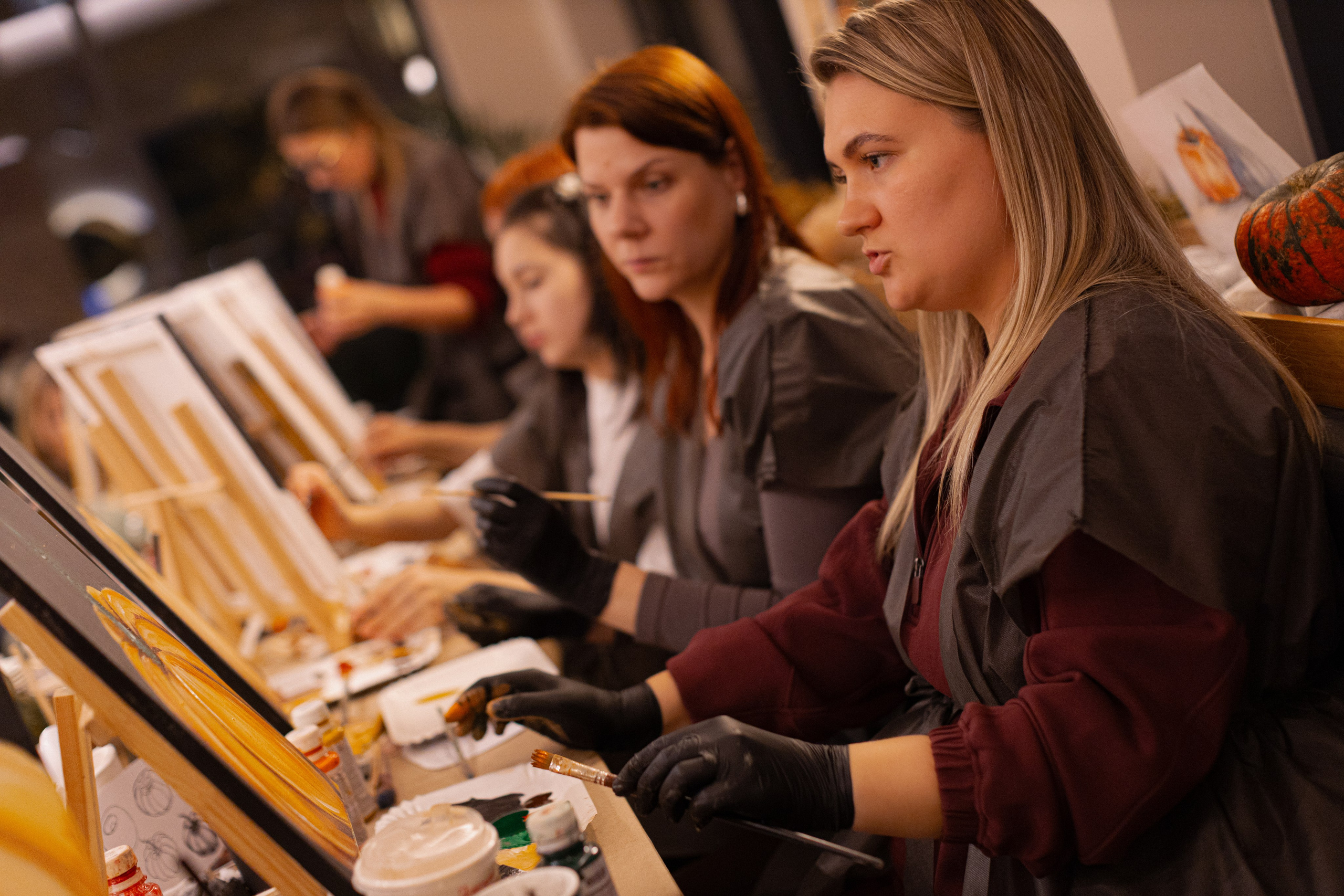 МК Тыква в кафе Здрасте. Анастасия Ракчеева Художник