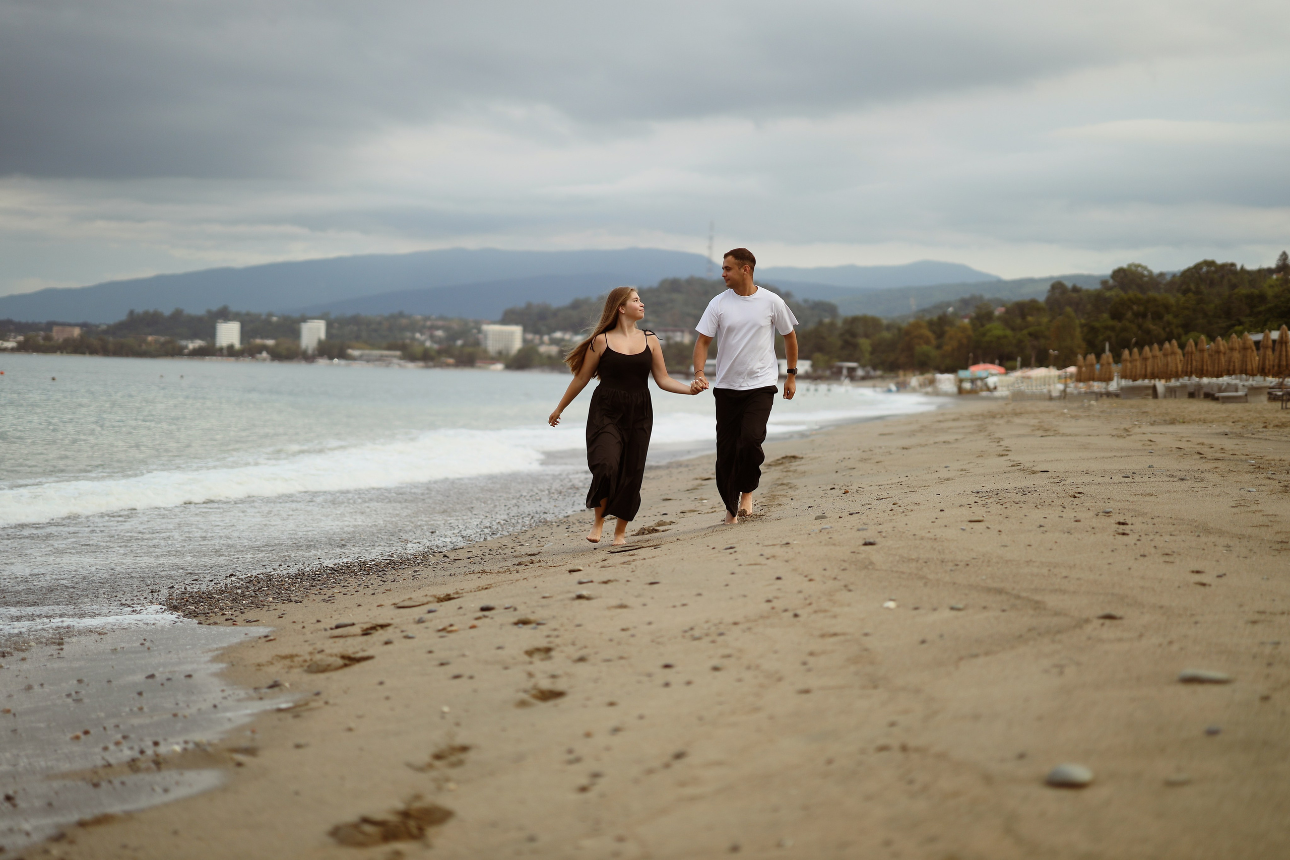 Love story на пляже Сухума. Свадебный и семейный фотограф в Абхазии Жанна Соснина