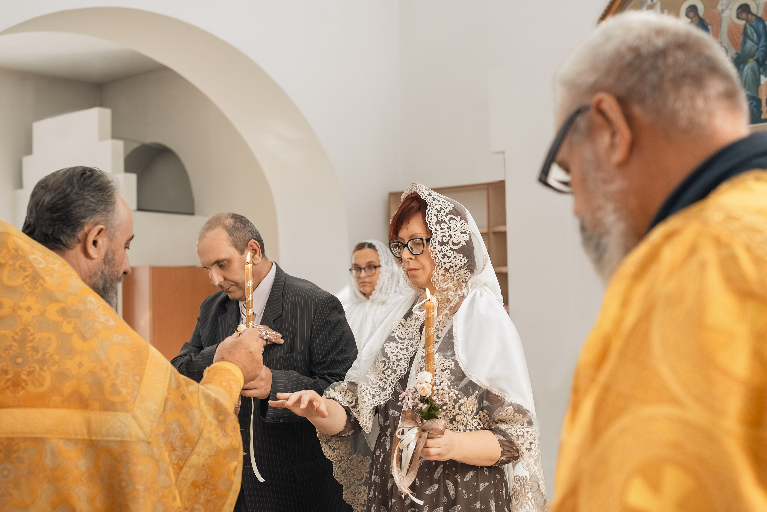 Венчание. С. Нежинка. Церковный фотограф на Таинство Крещения и Венчания в Оренбурге и Оренбургской области Екатерина Белкина