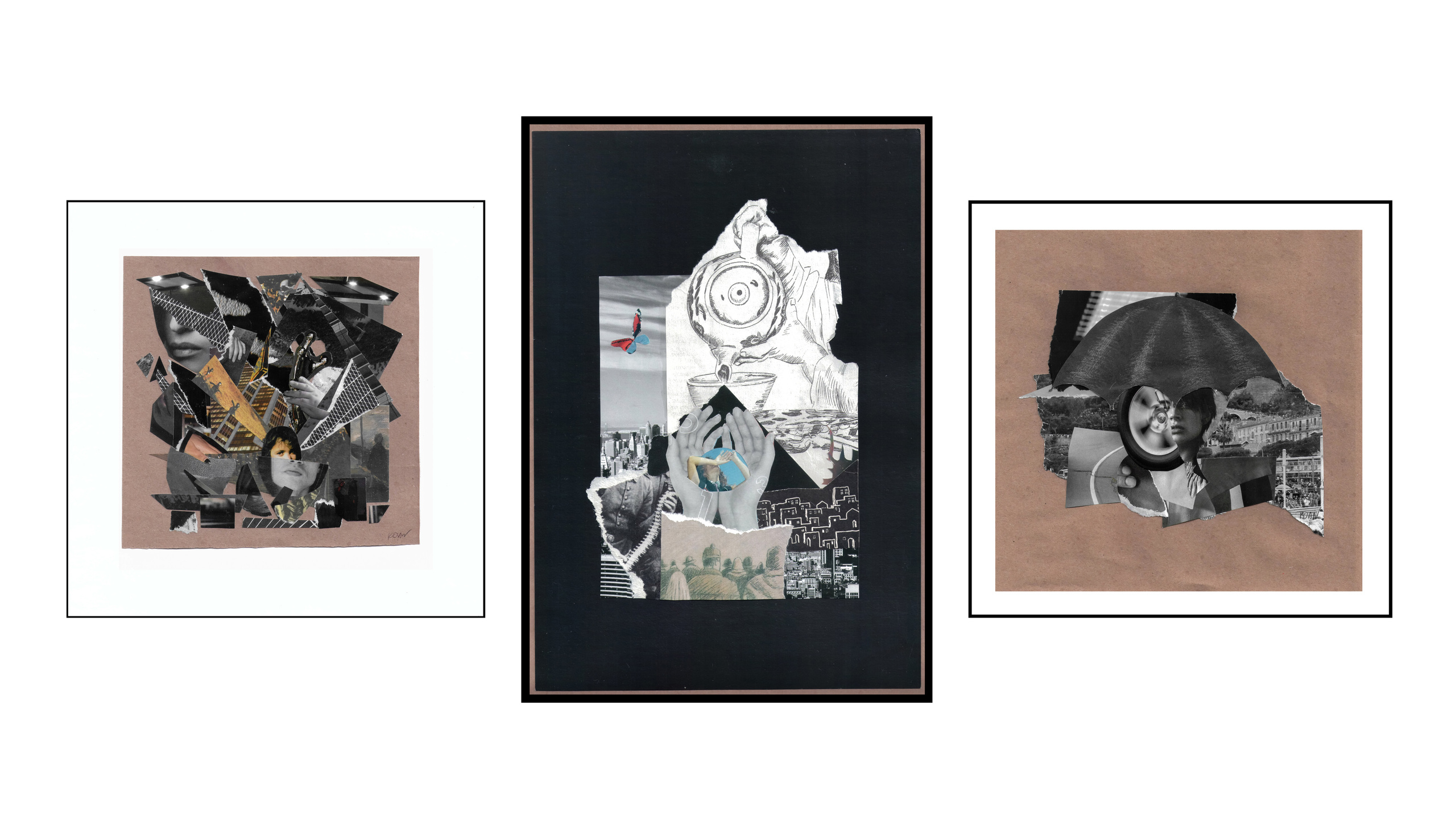 Коллажи Анны Колесовой (Ню)