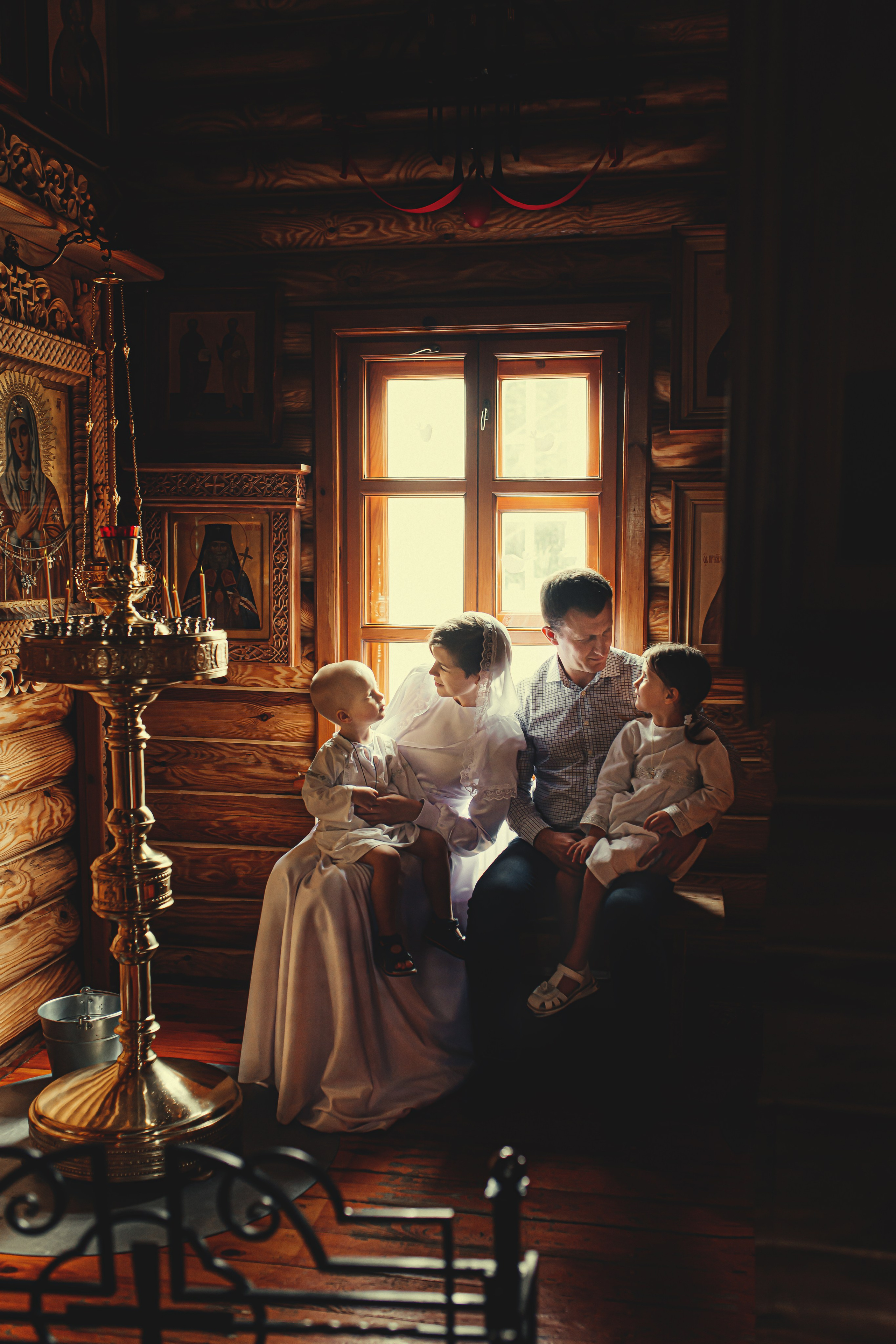 Таинство Крещения Арины и Глеба. Фотограф Таинств Крещения и Венчания в г. Курске